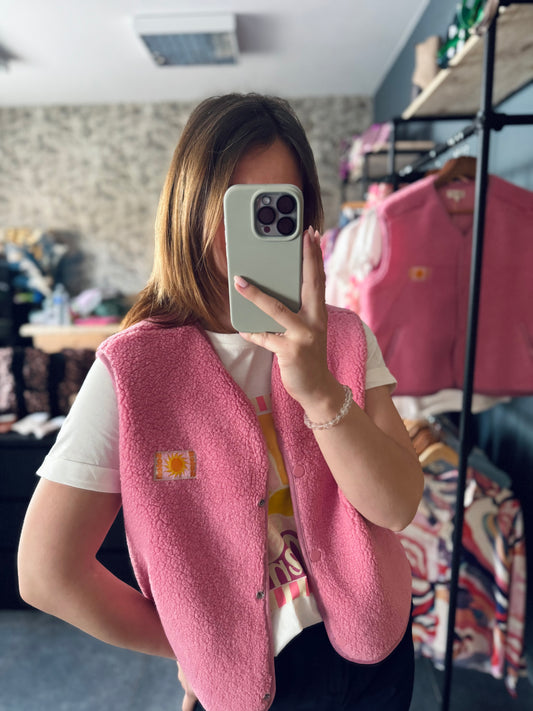 Gilet sans manche Pink