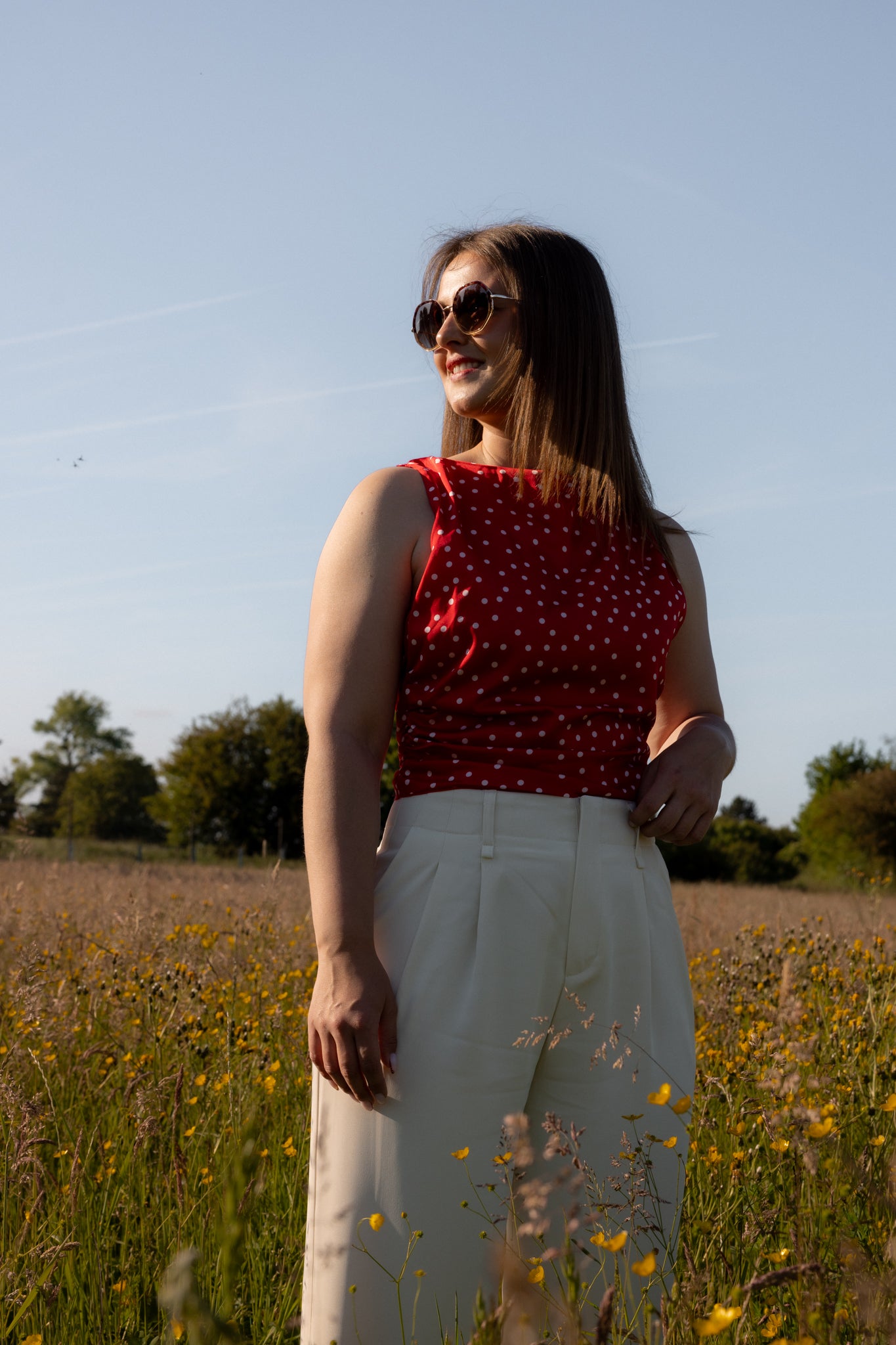 BLOUSE LINA - ROUGE