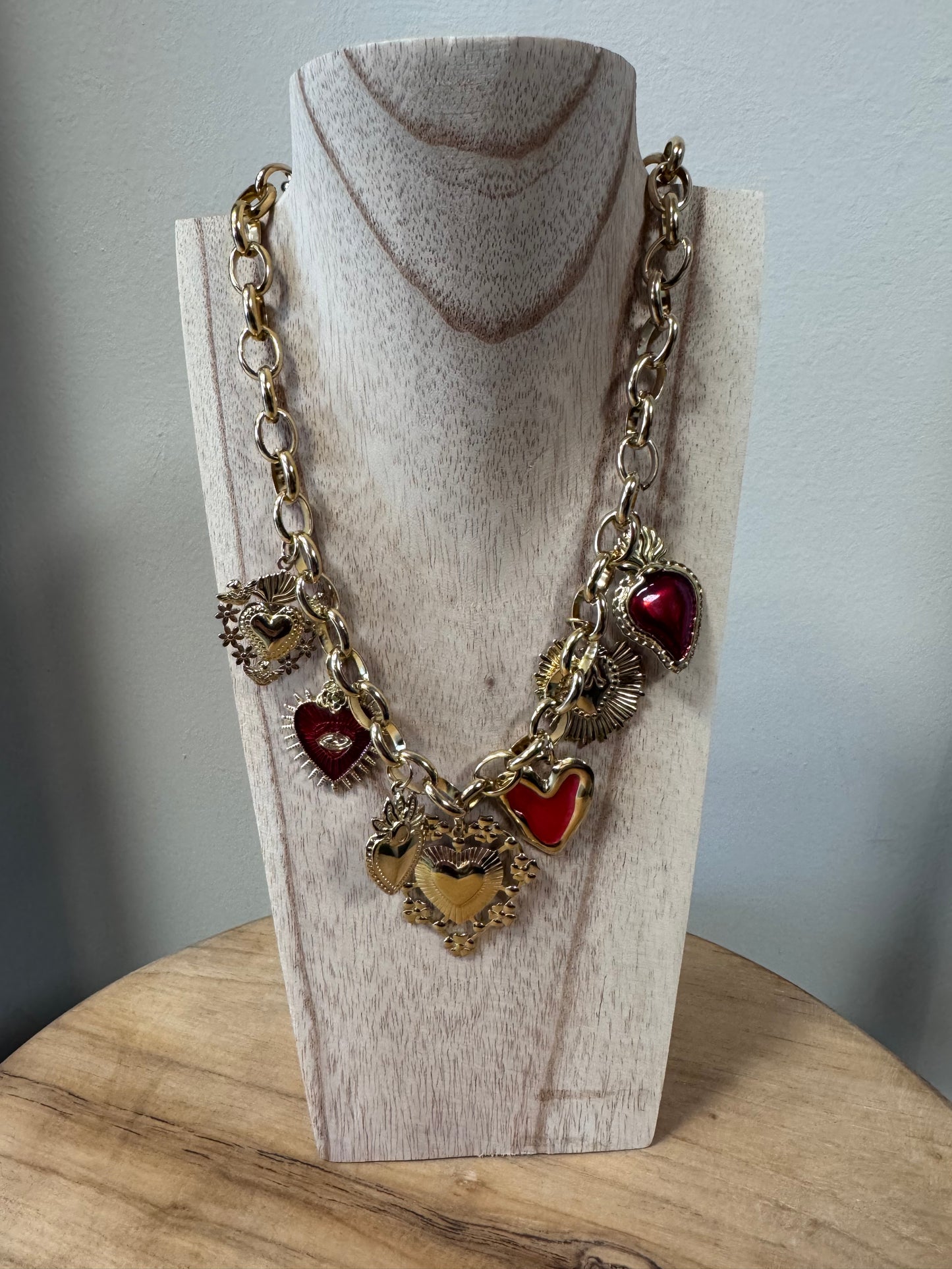Collier Harry rouge