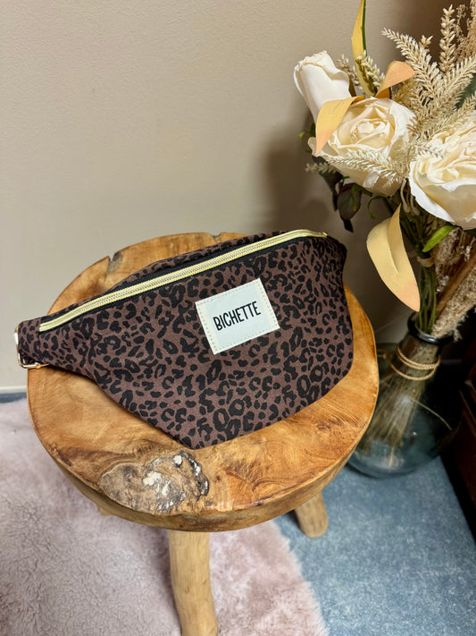 Sac banane foncé "Bichette"