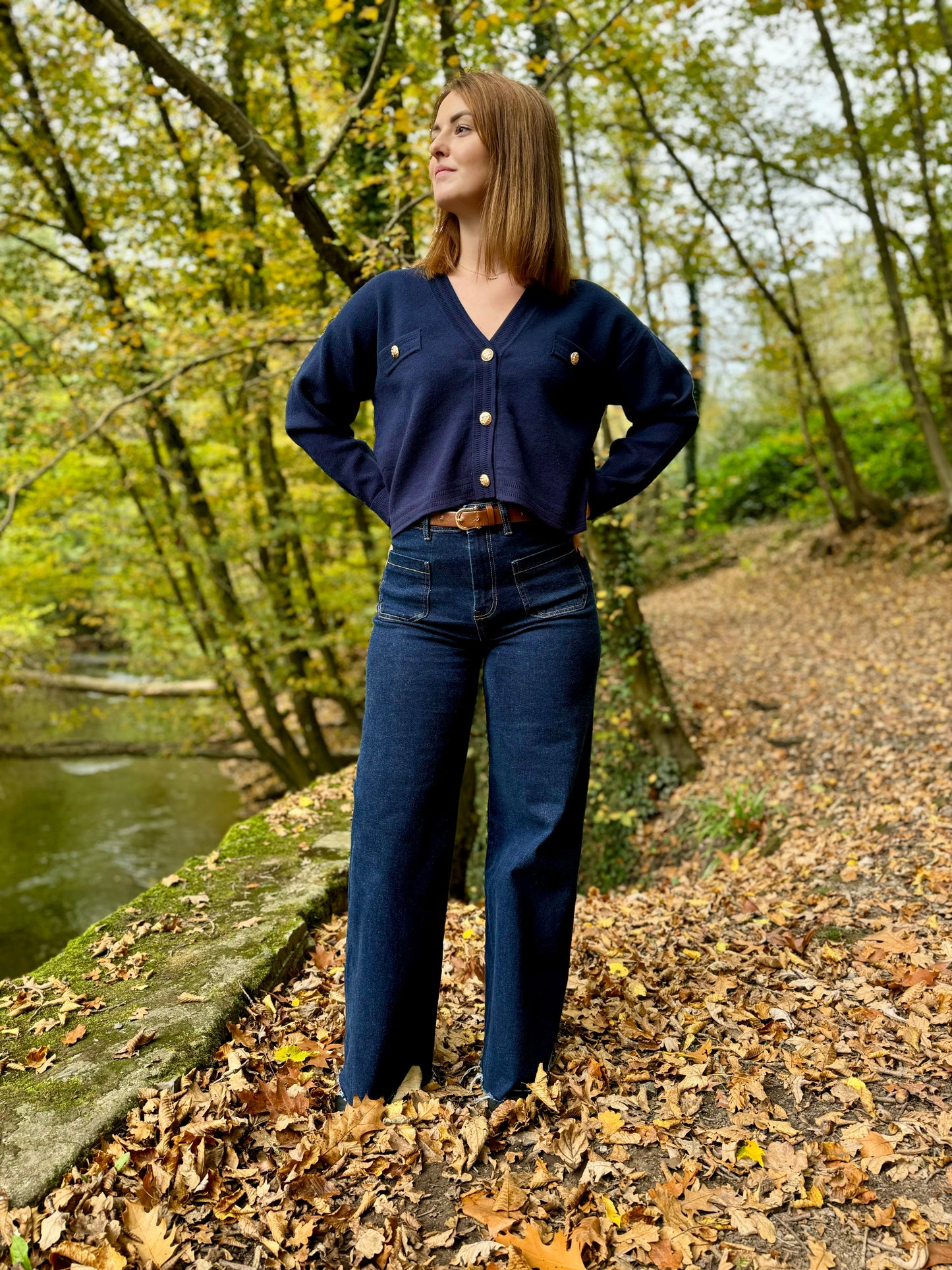 Gilet Louisa bleu