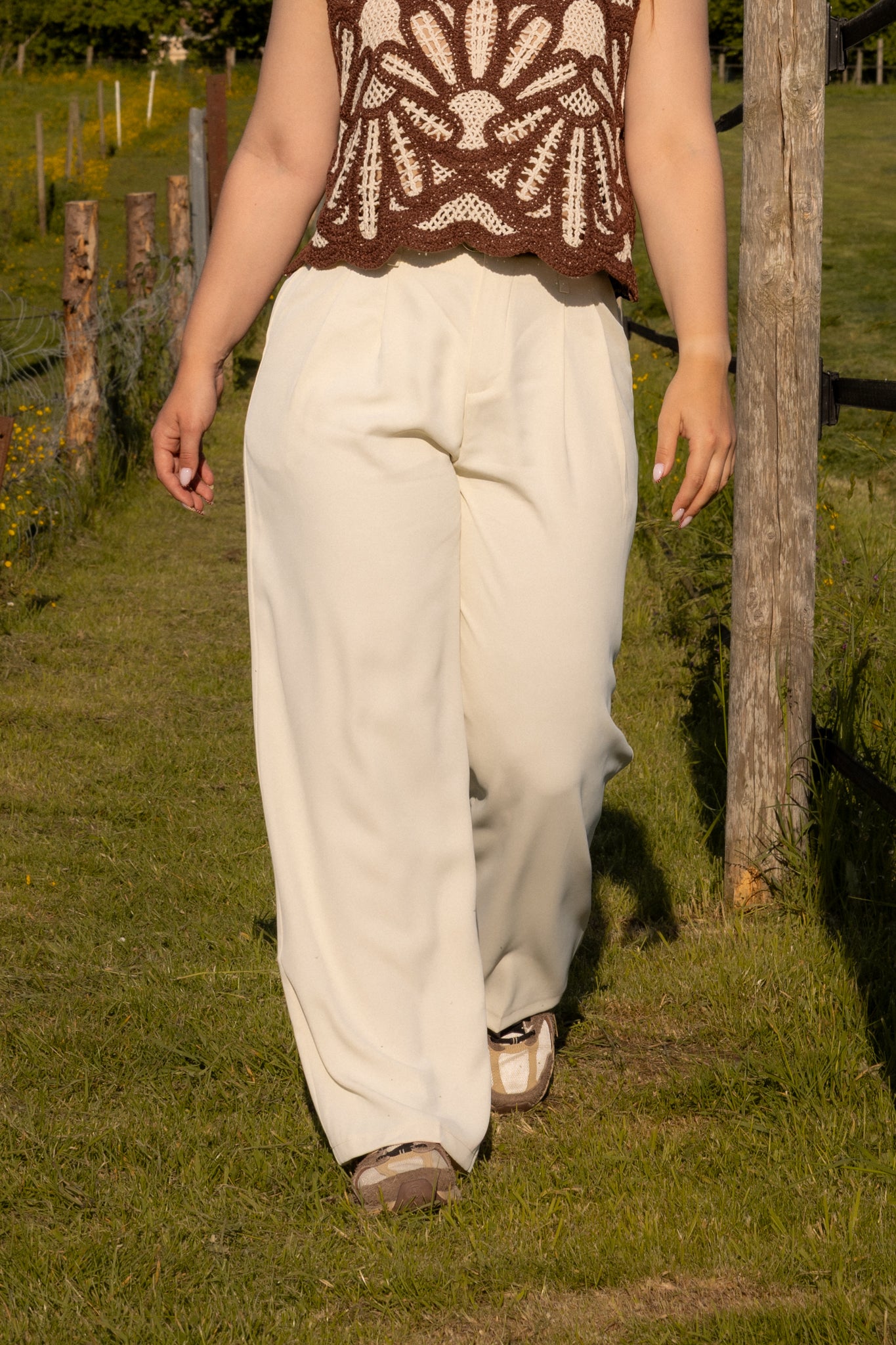 PANTALON KARL - ECRU