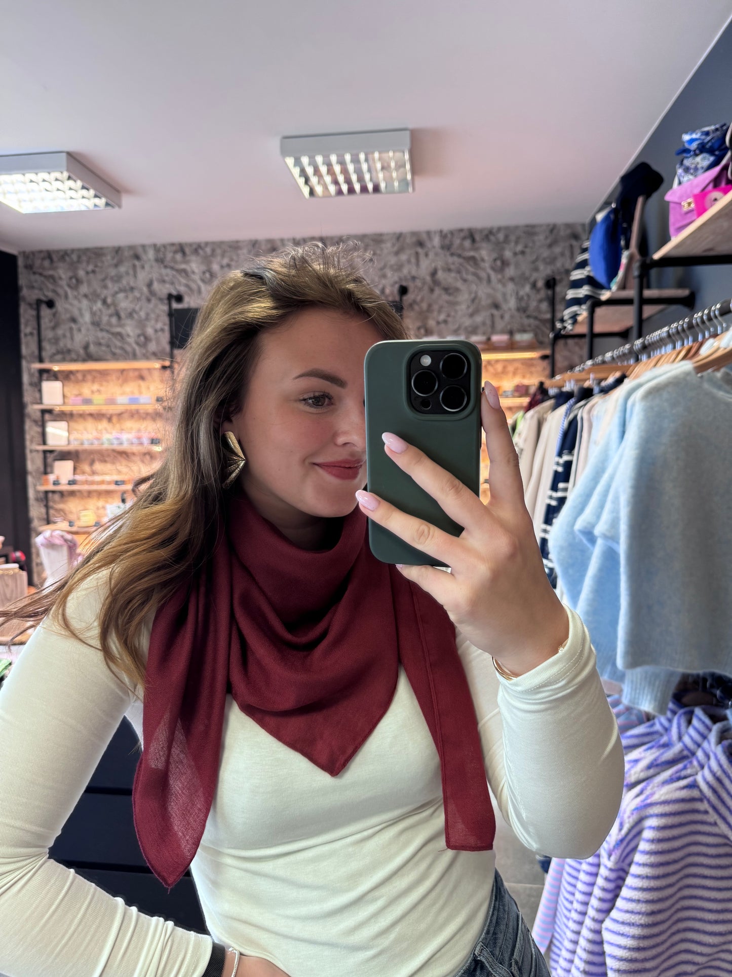 FOULARD LOU - BORDEAUX