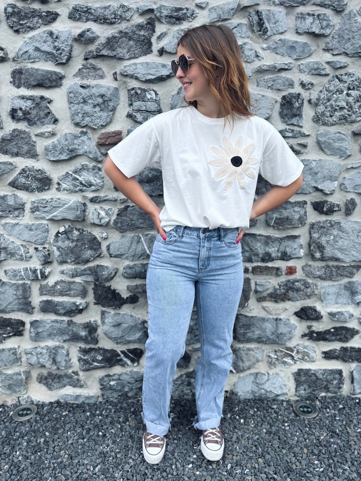 T-shirt Fleur