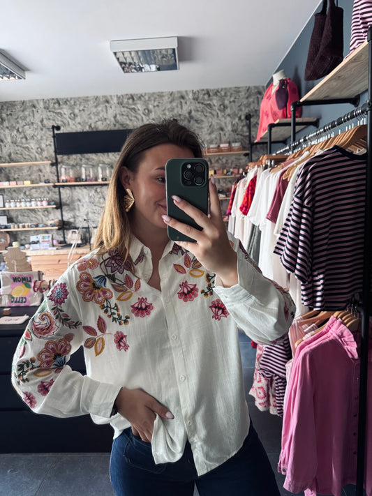 CHEMISE OLIVIA - BLANC