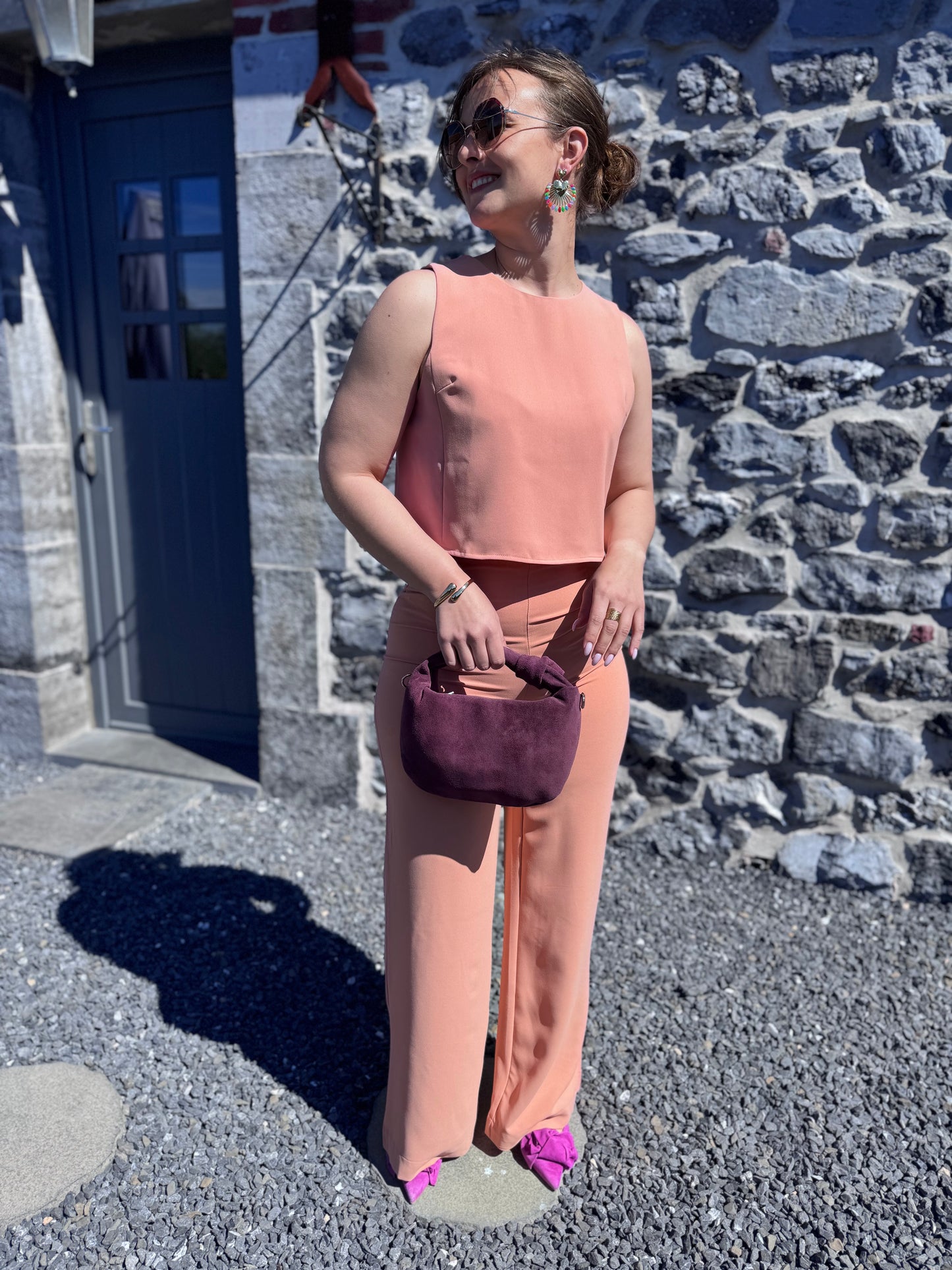 PANTALON PAOLA - PÊCHE