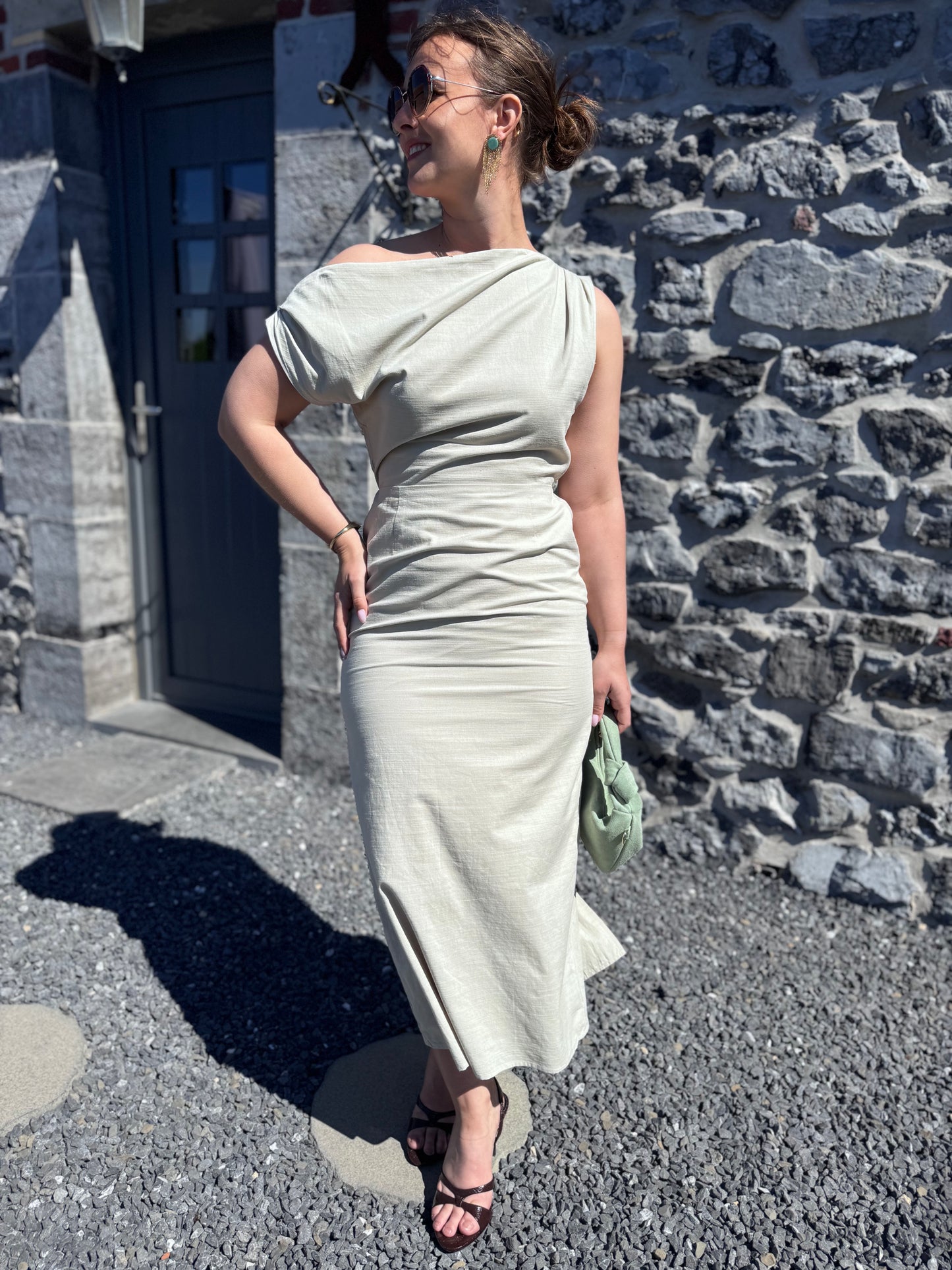 ROBE HELENE - BEIGE