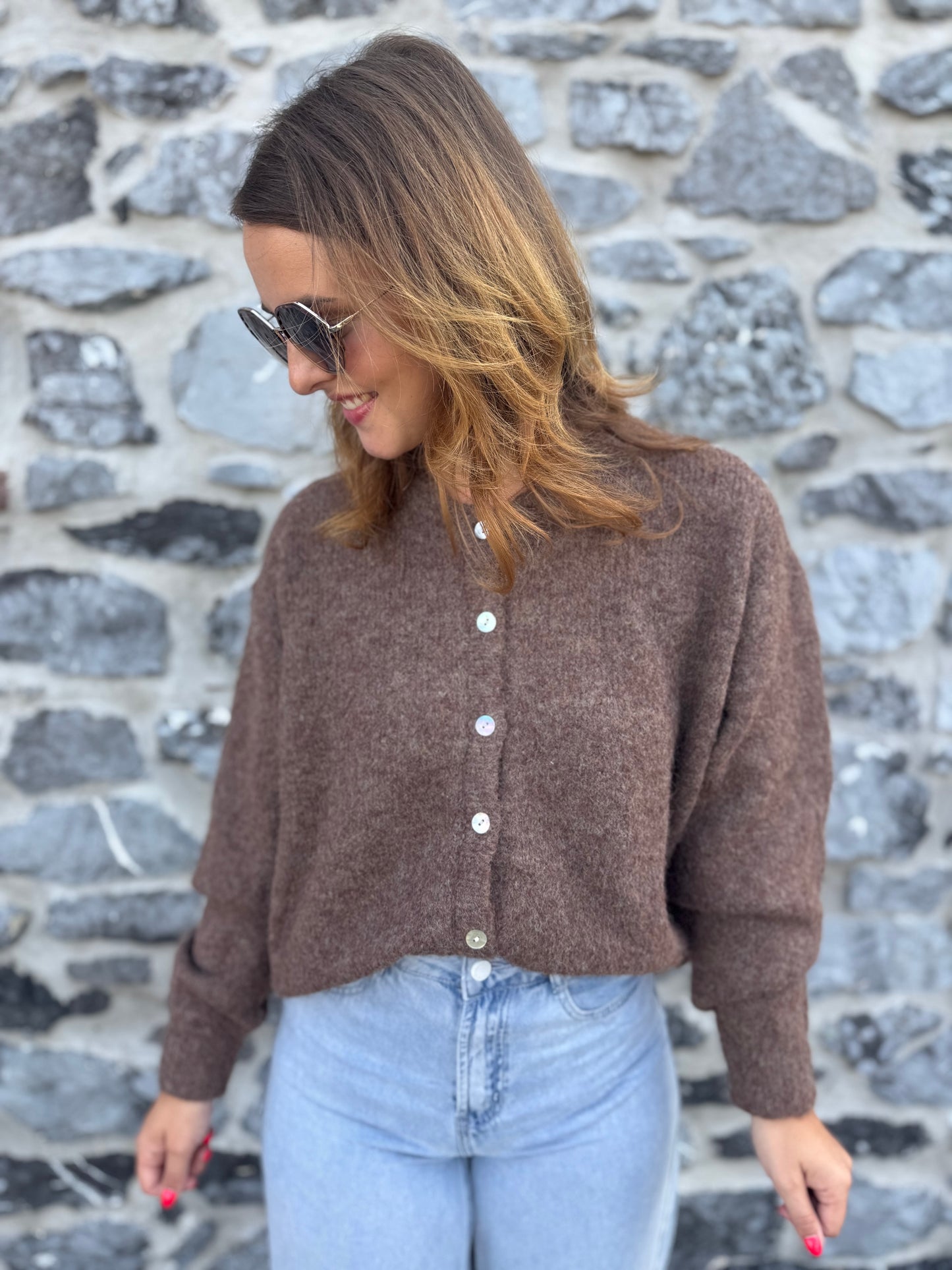 Gilet Maël noisette
