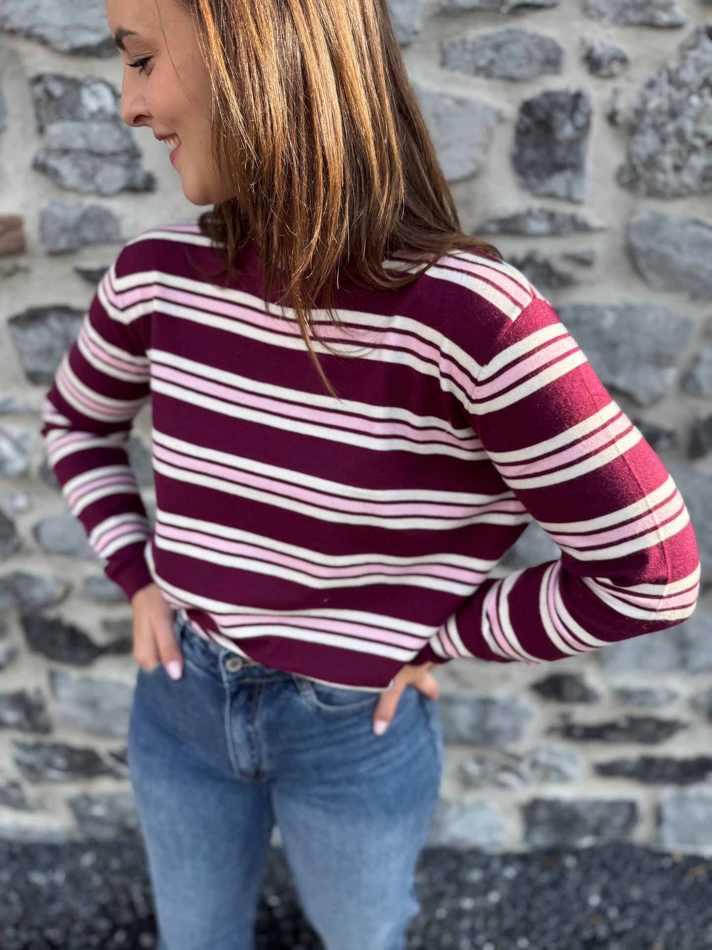 Pull Davy bordeaux