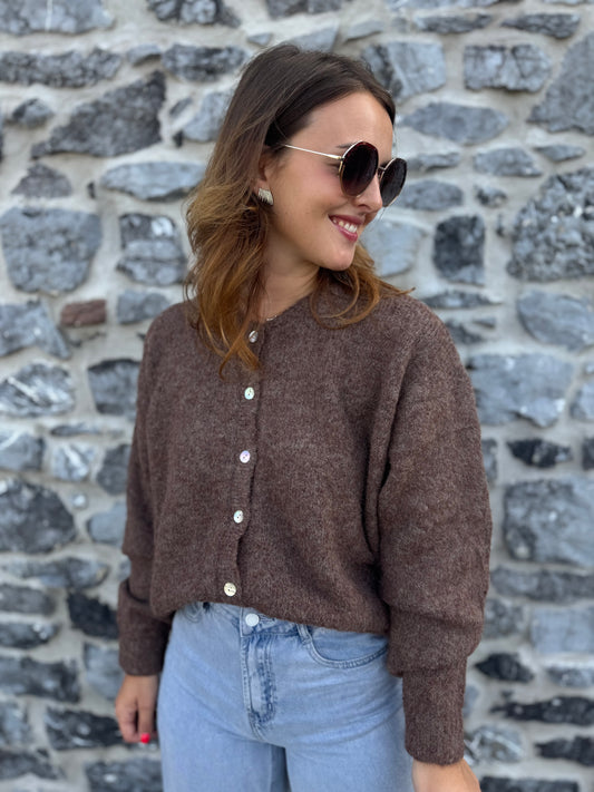 Gilet Maël noisette