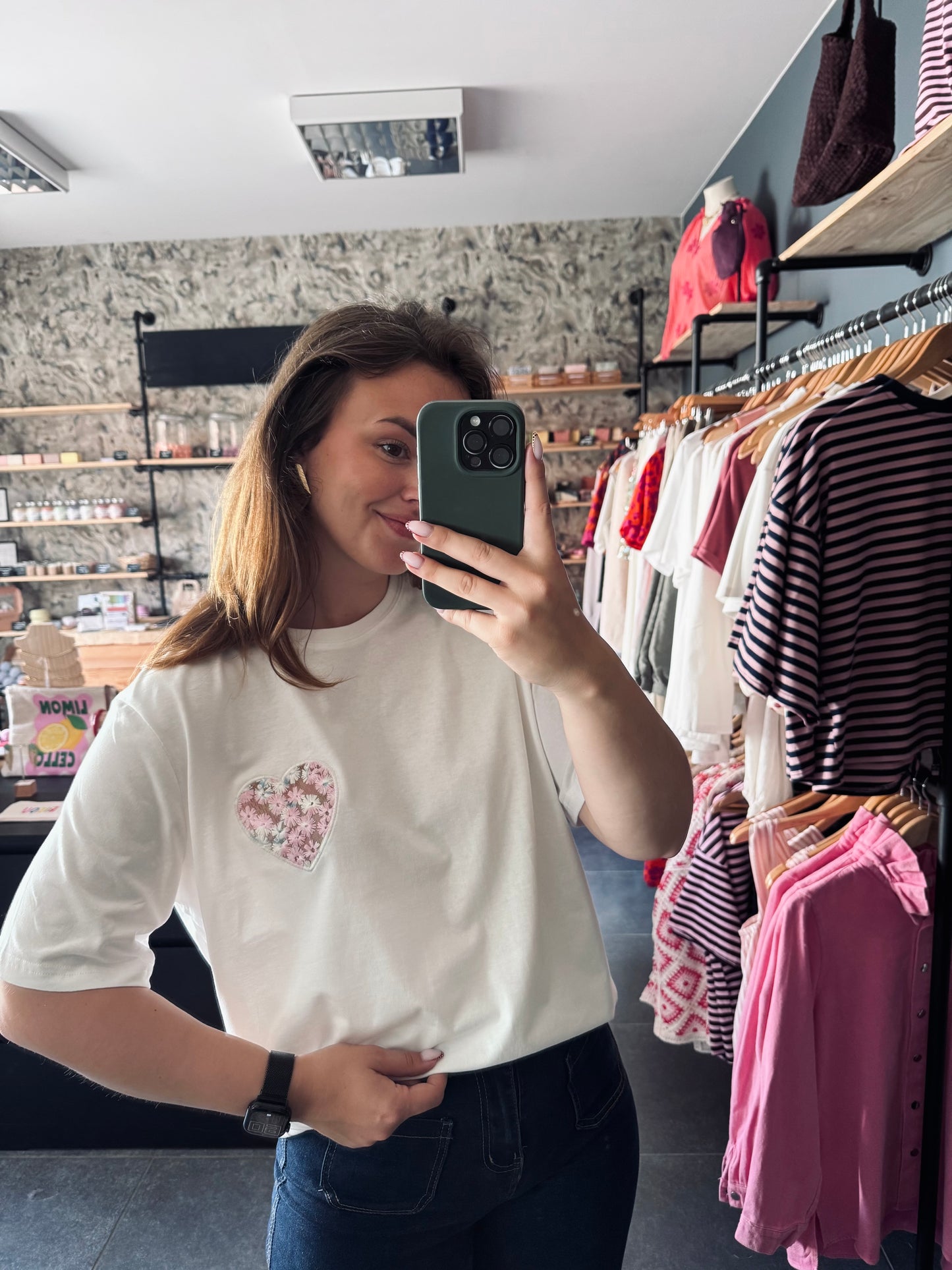 T-SHIRT LIZIE - BLANC