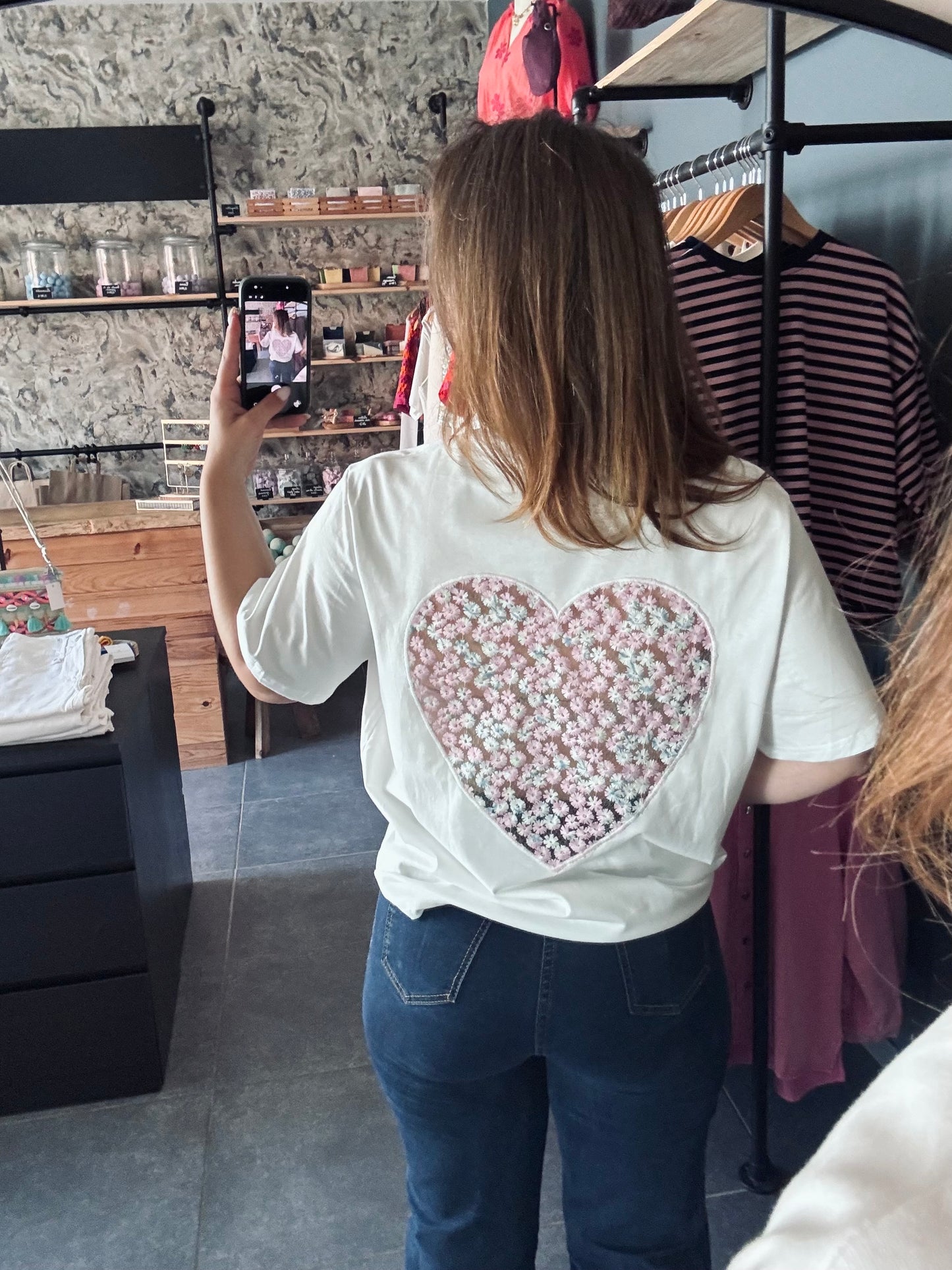 T-SHIRT LIZIE - BLANC