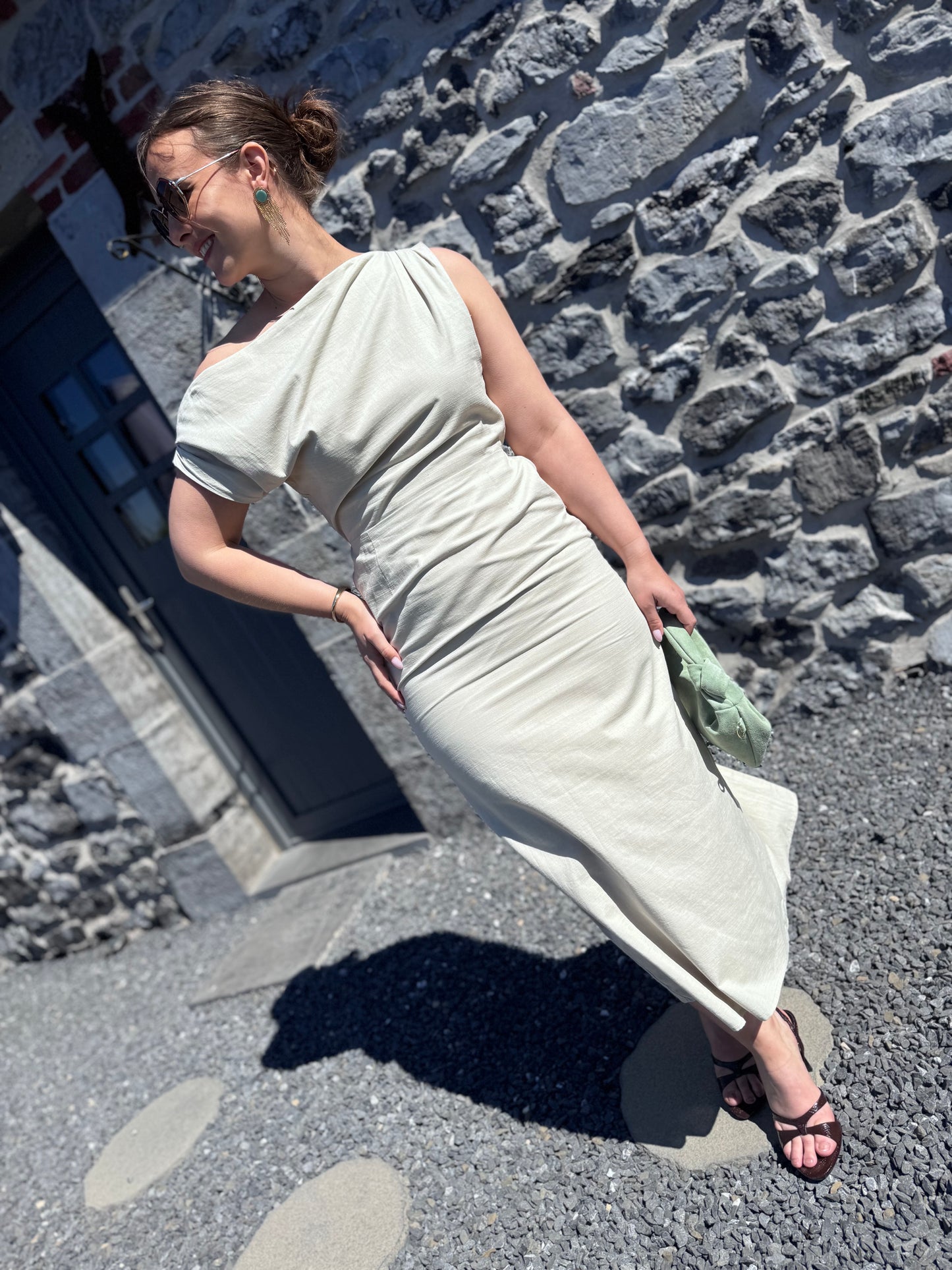ROBE HELENE - BEIGE