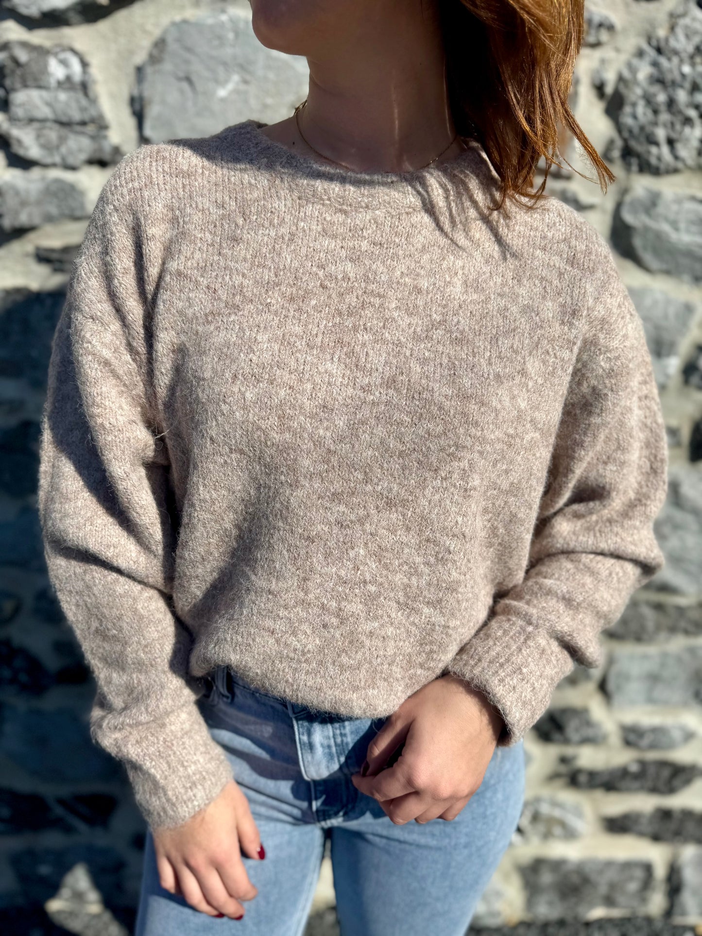 Pull Lyo taupe