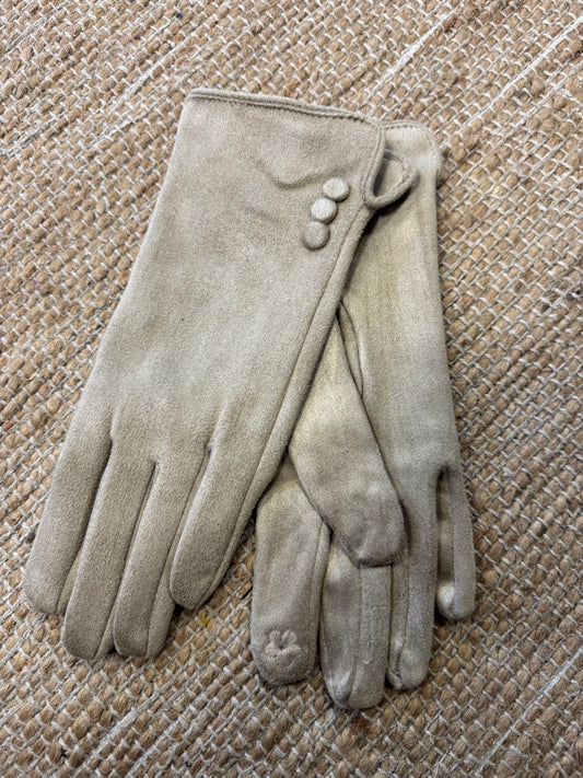 Gants Line beige