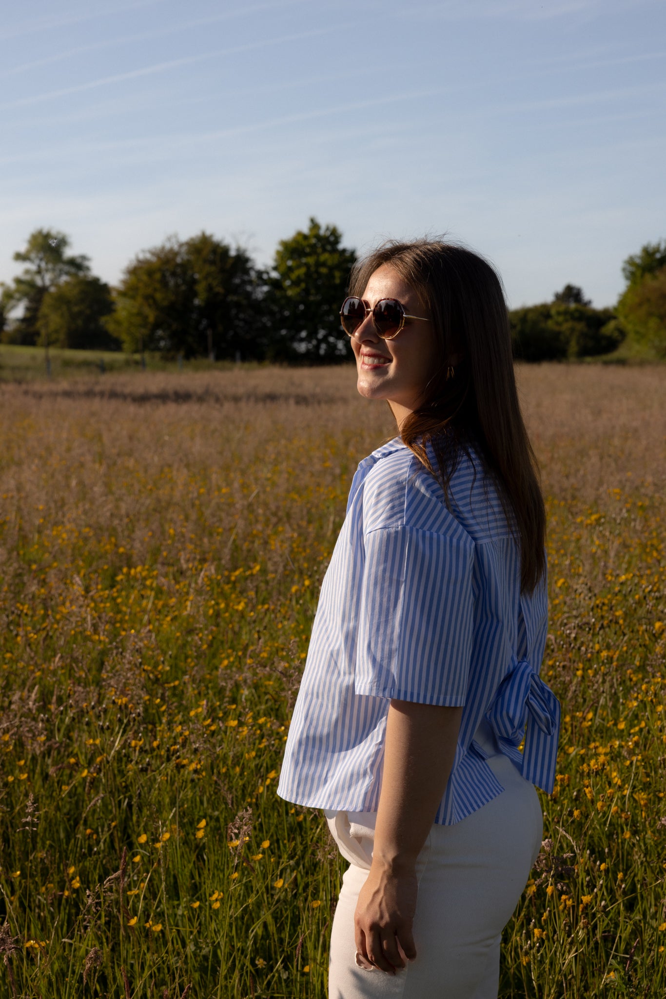 CHEMISE CIARA - BLEU CIEL