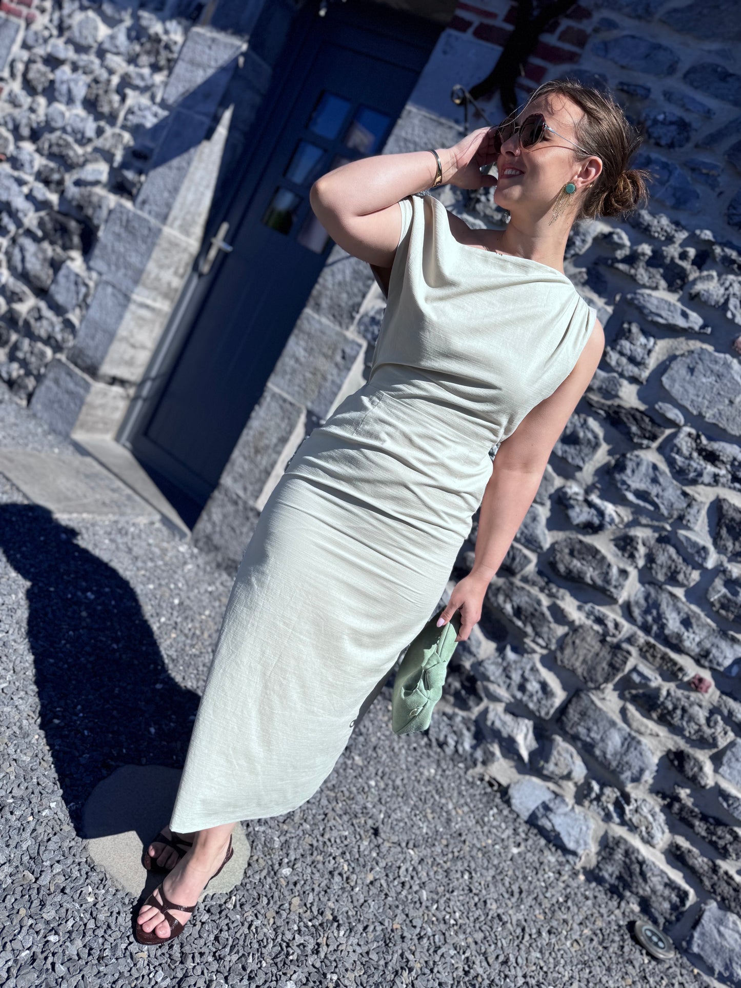 ROBE HELENE - BEIGE