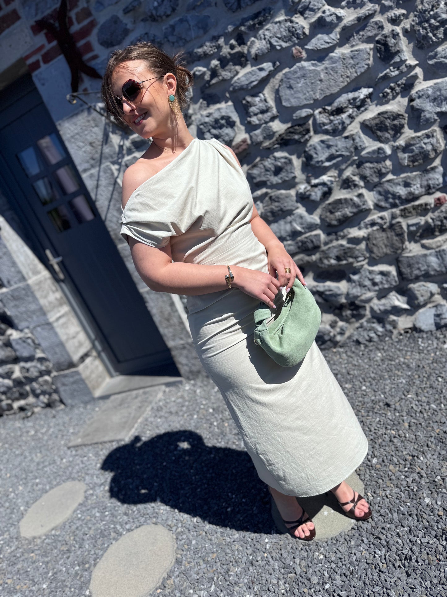 ROBE HELENE - BEIGE