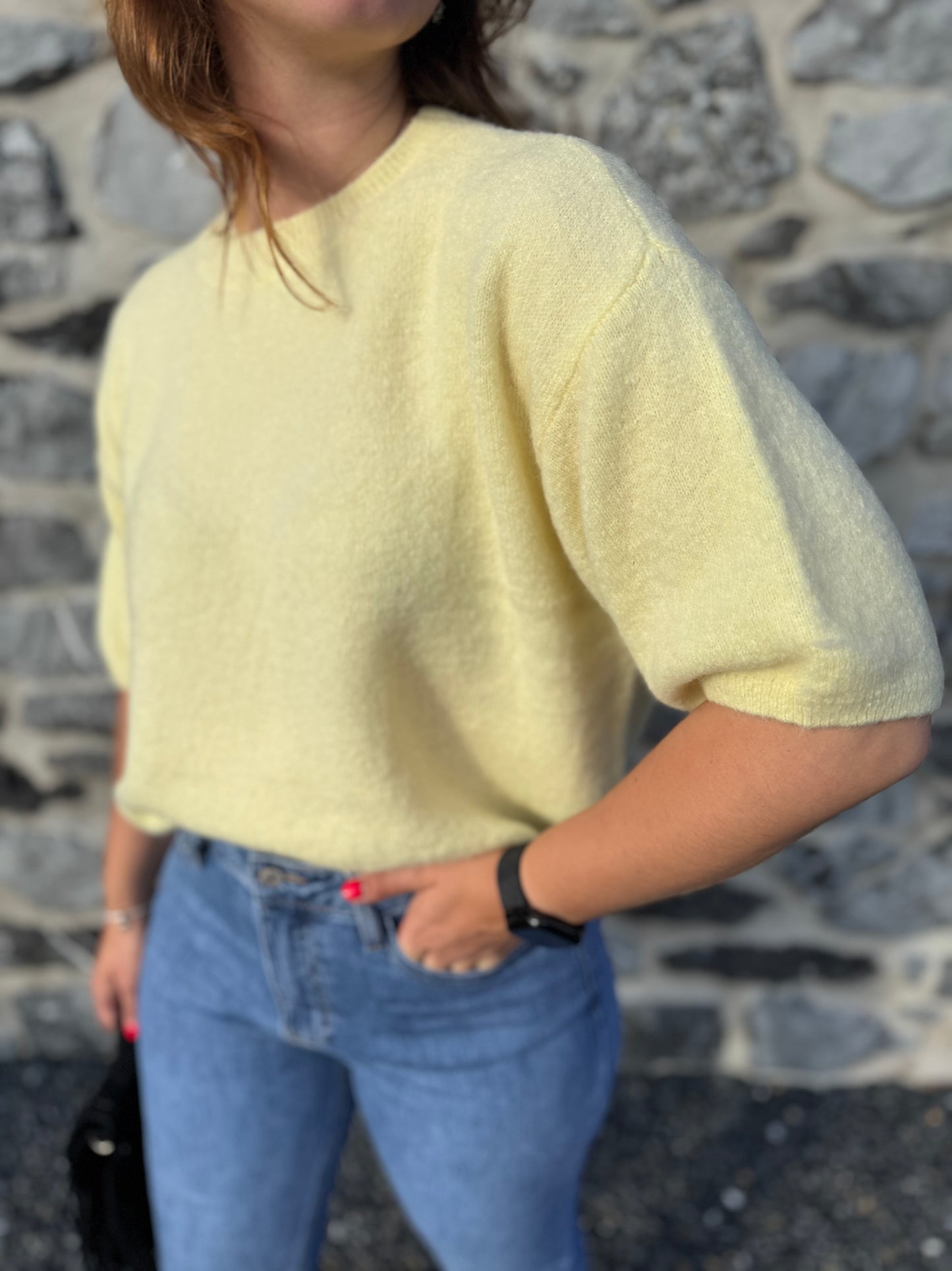 Pull Livia jaune