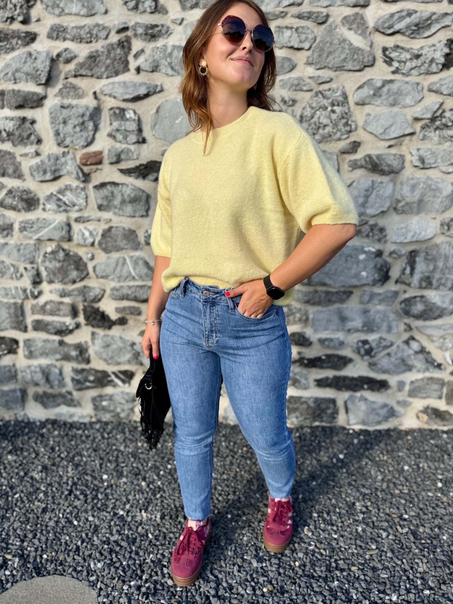 Pull Livia jaune