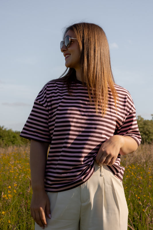 T-SHIRT MILLIE - MARRON