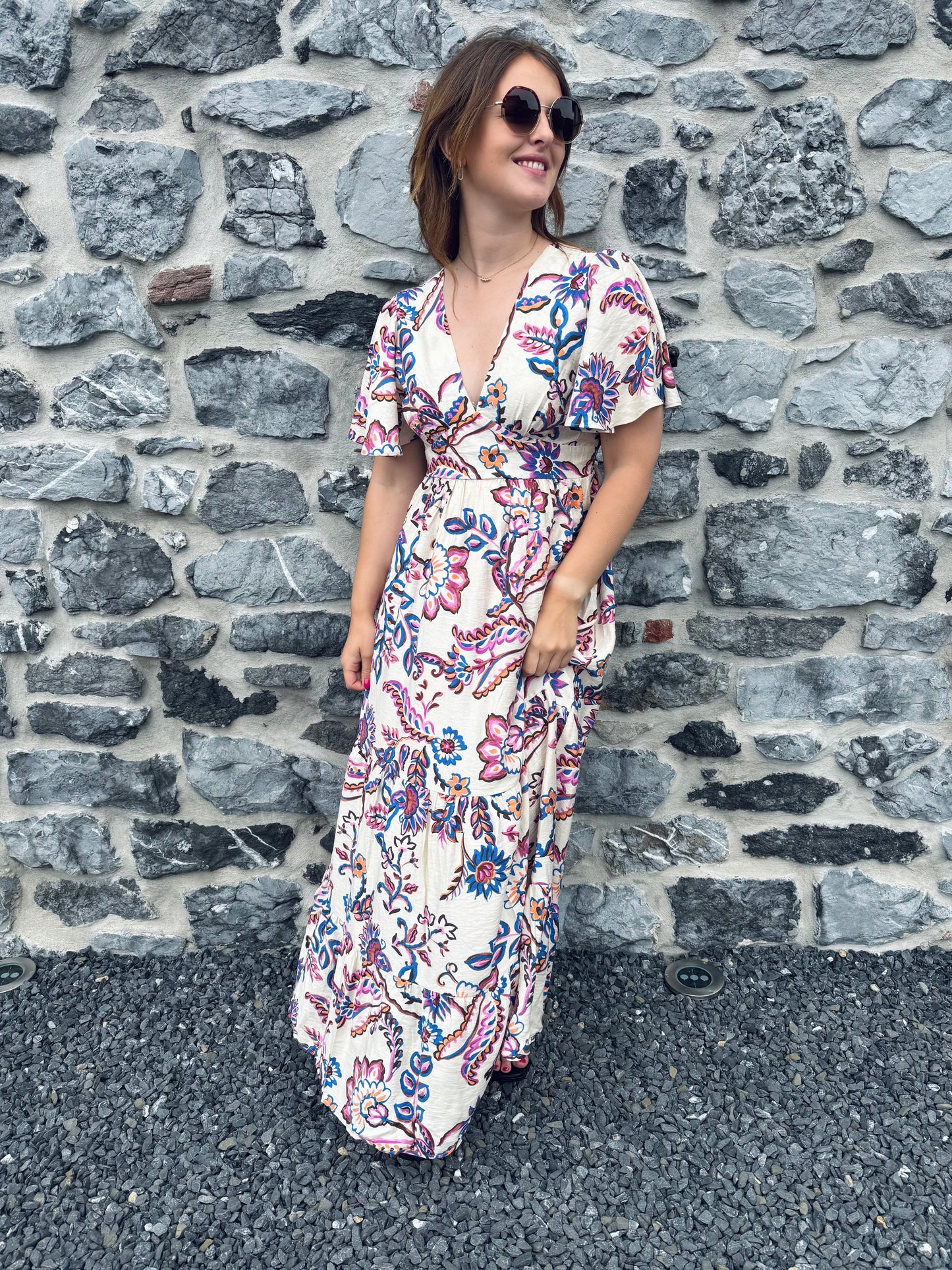 Robe Jeanne rose