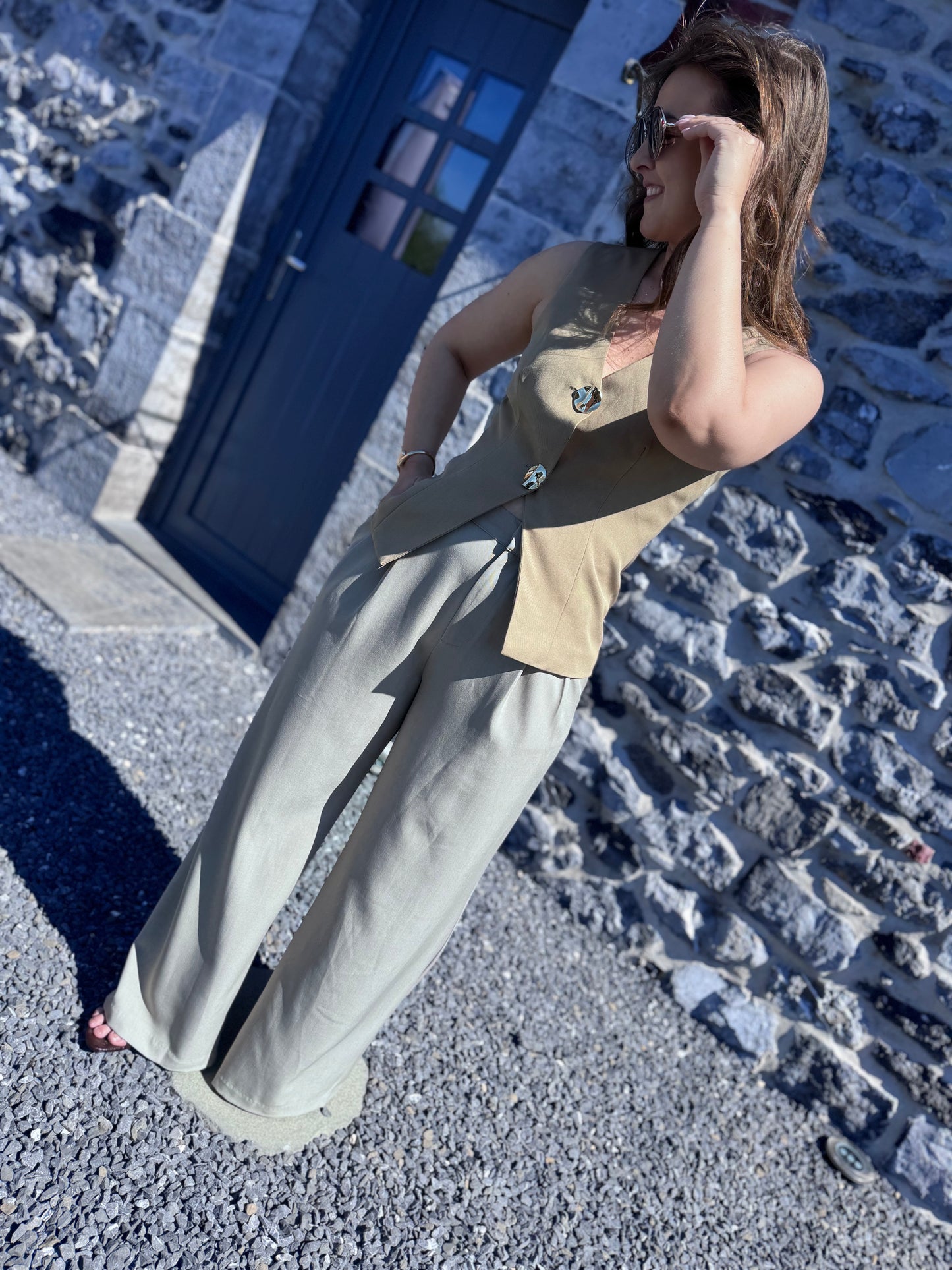 PANTALON THEO - TAUPE