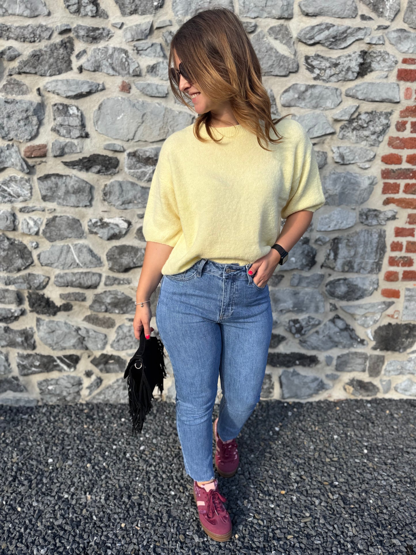 Pull Livia jaune