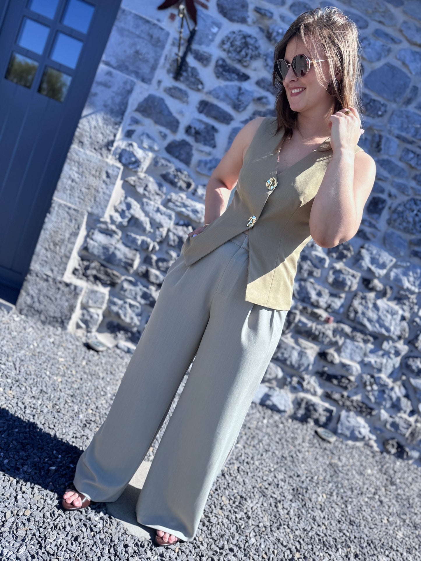 PANTALON THEO - TAUPE
