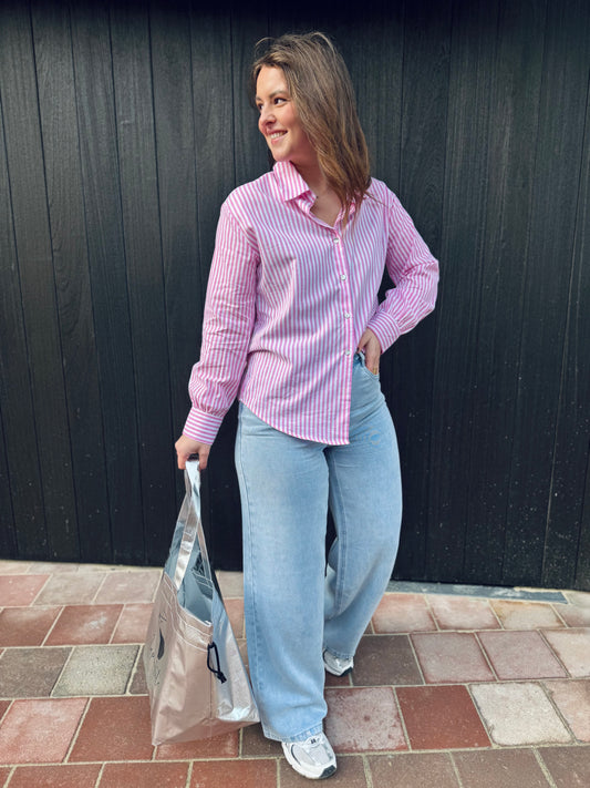 CHEMISE AGATHE - ROSE