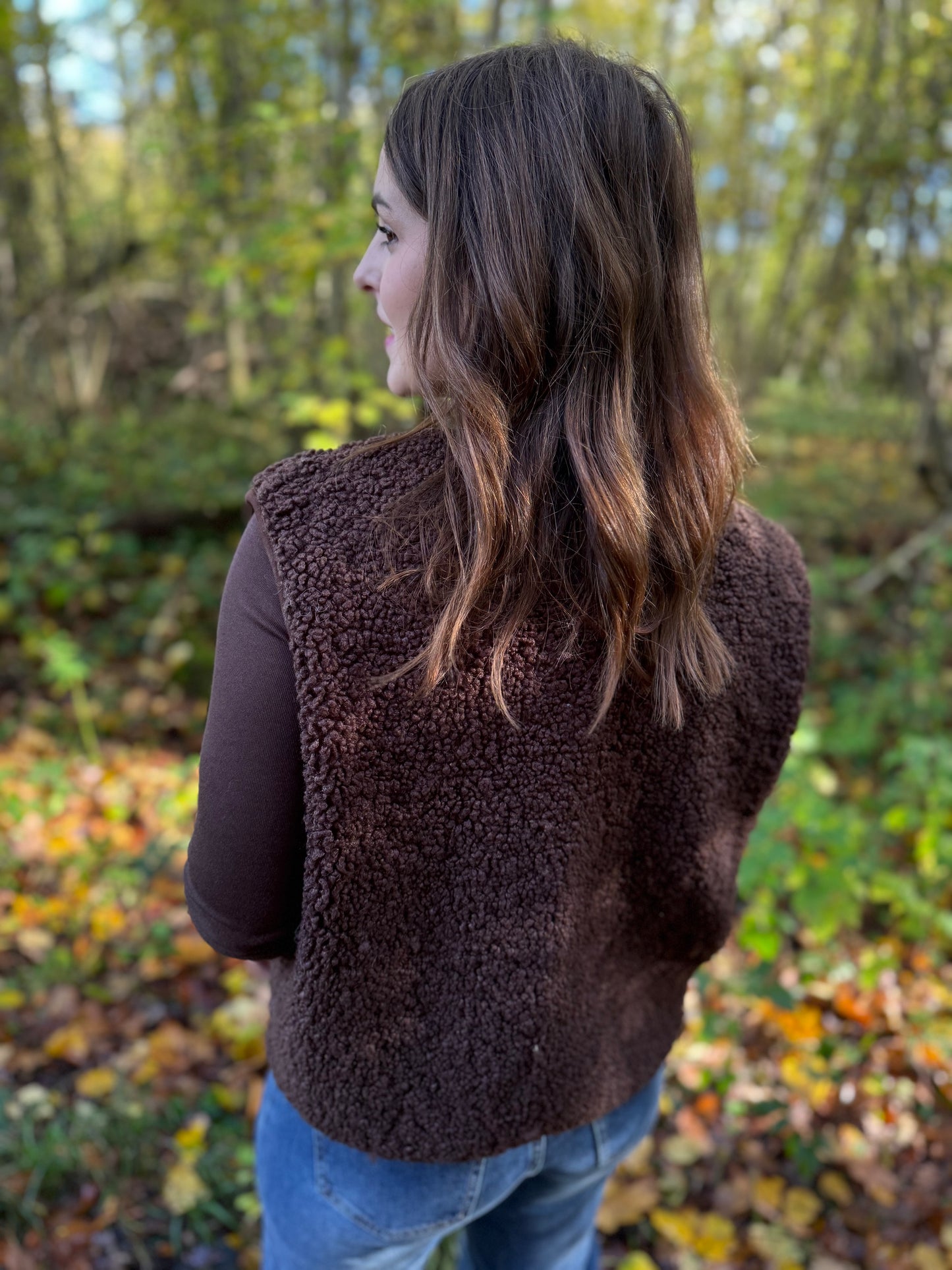 Gilet Lino chocolat