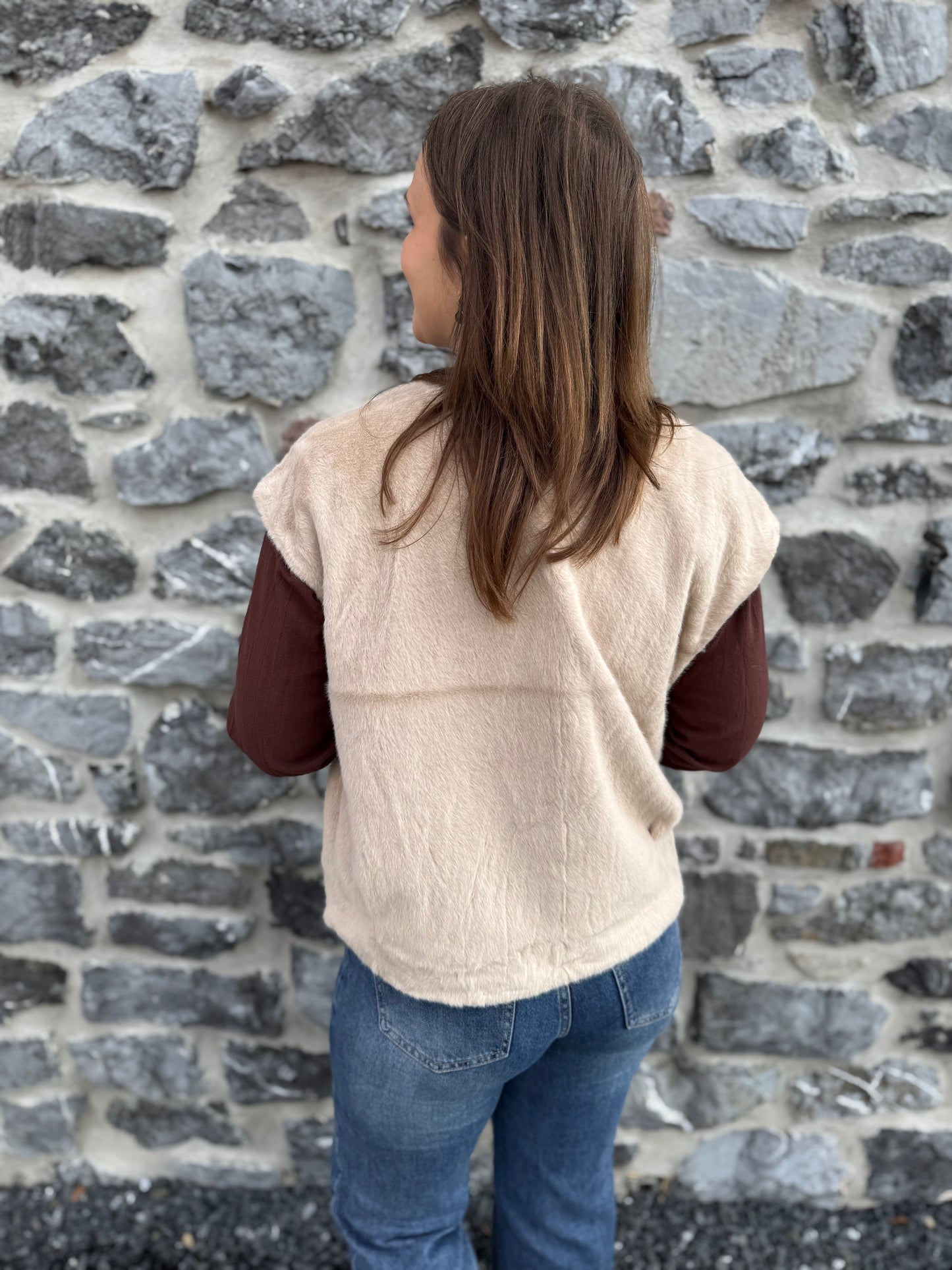 Gilet Auguste beige