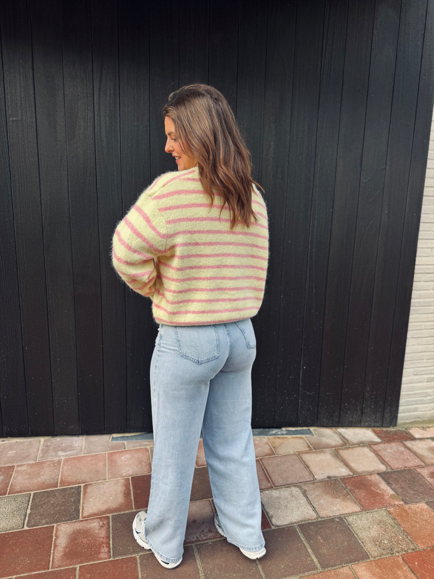 GILET ELIO - ROSE JAUNE