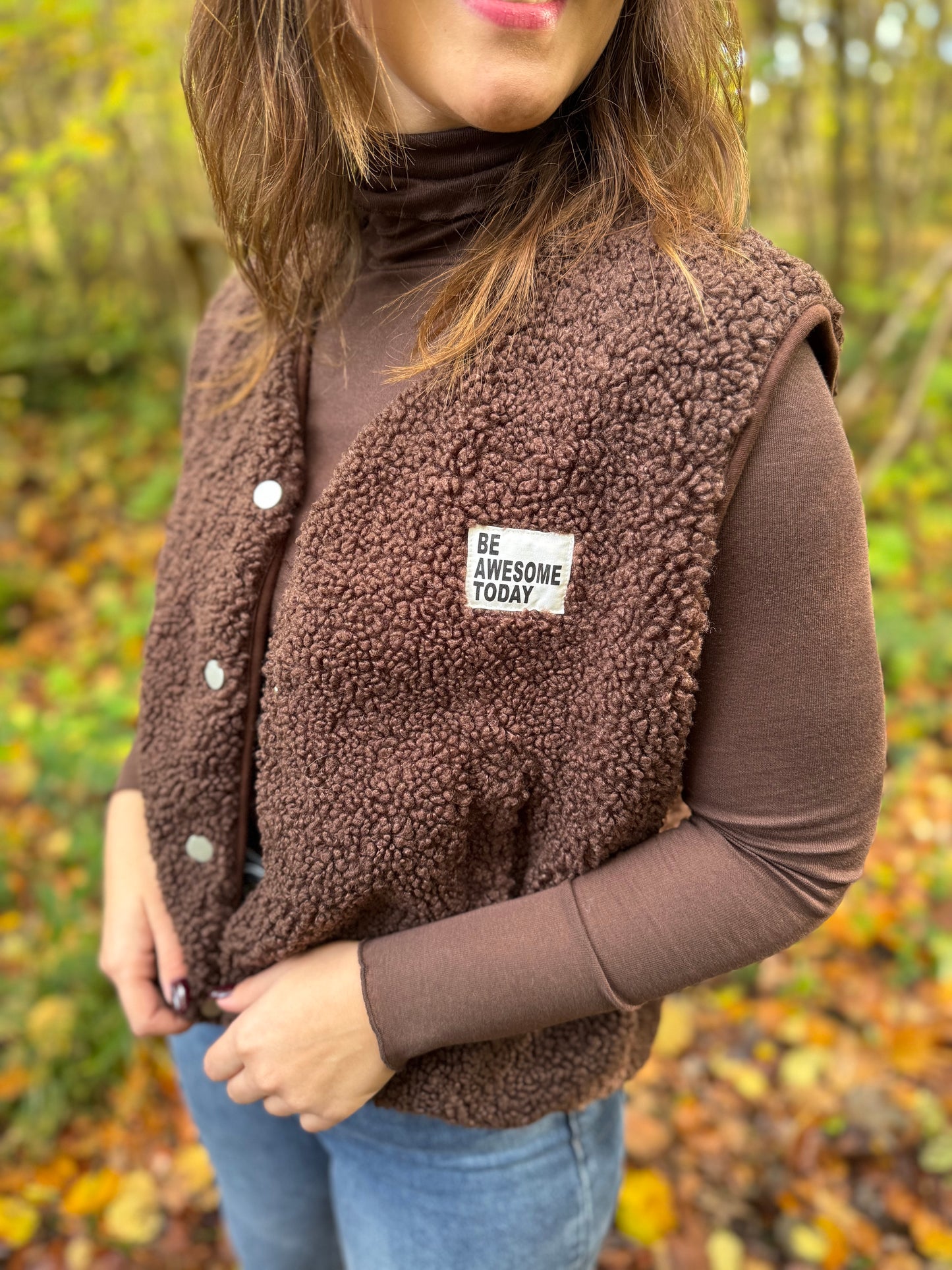 Gilet Lino chocolat