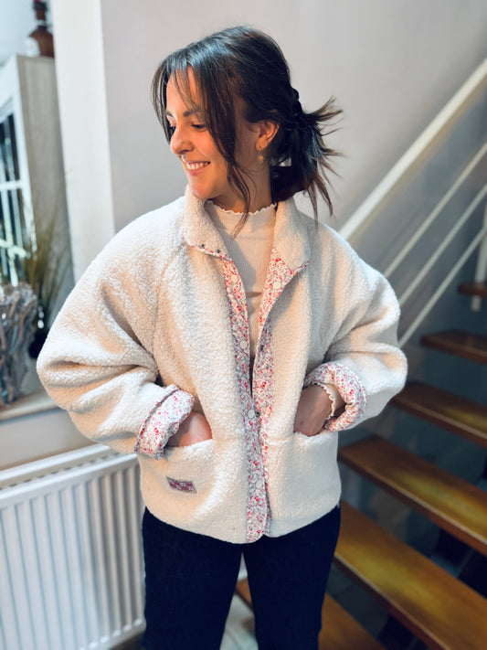 Elly écru - Veste réversible