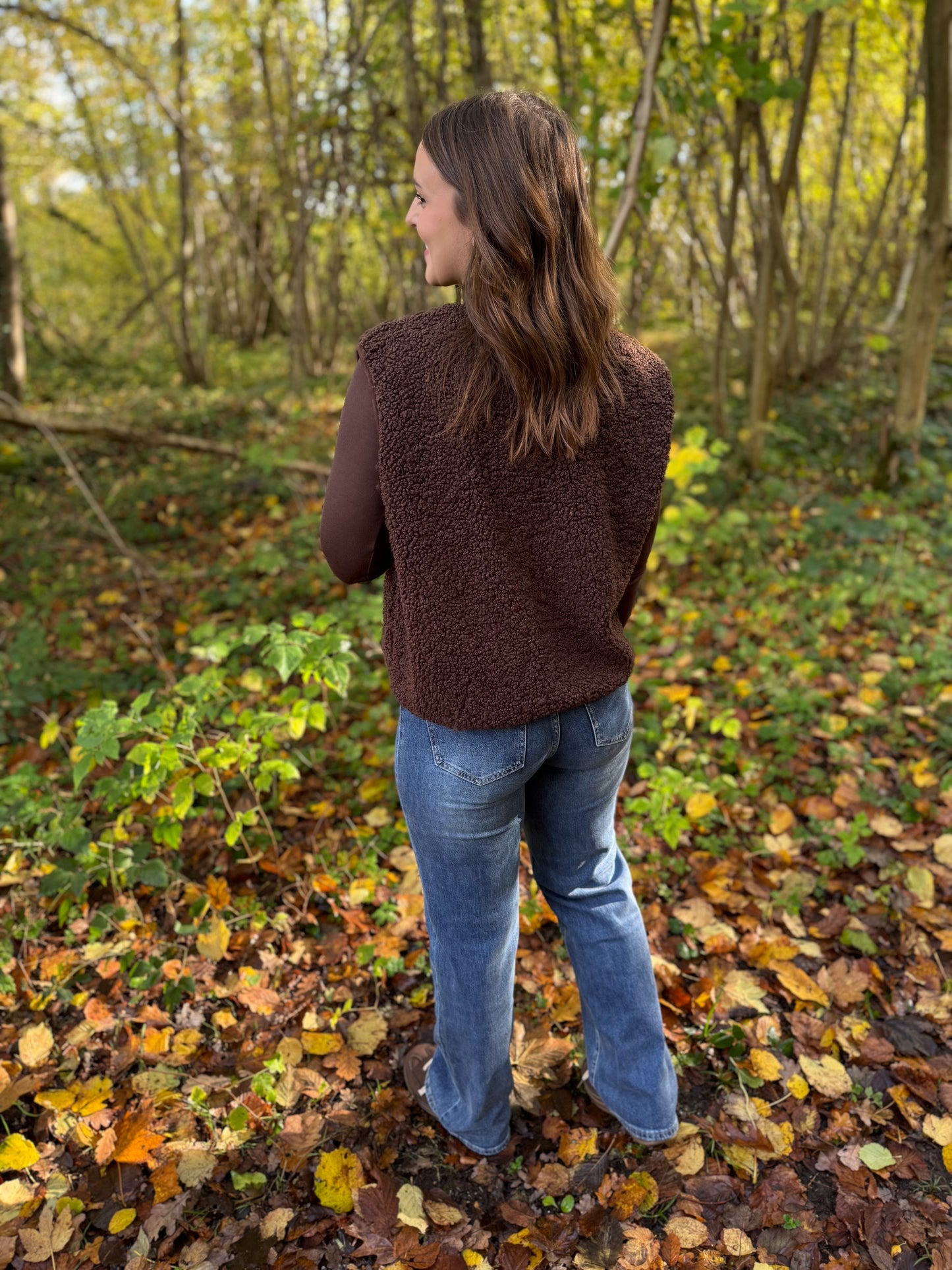 Gilet Lino chocolat
