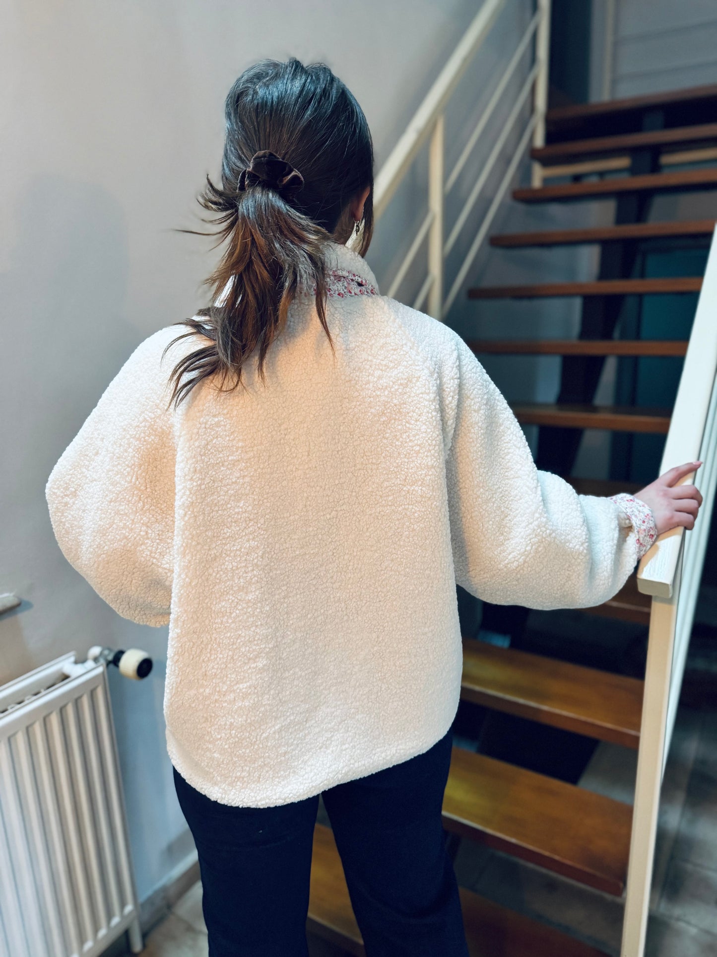 Elly écru - Veste réversible