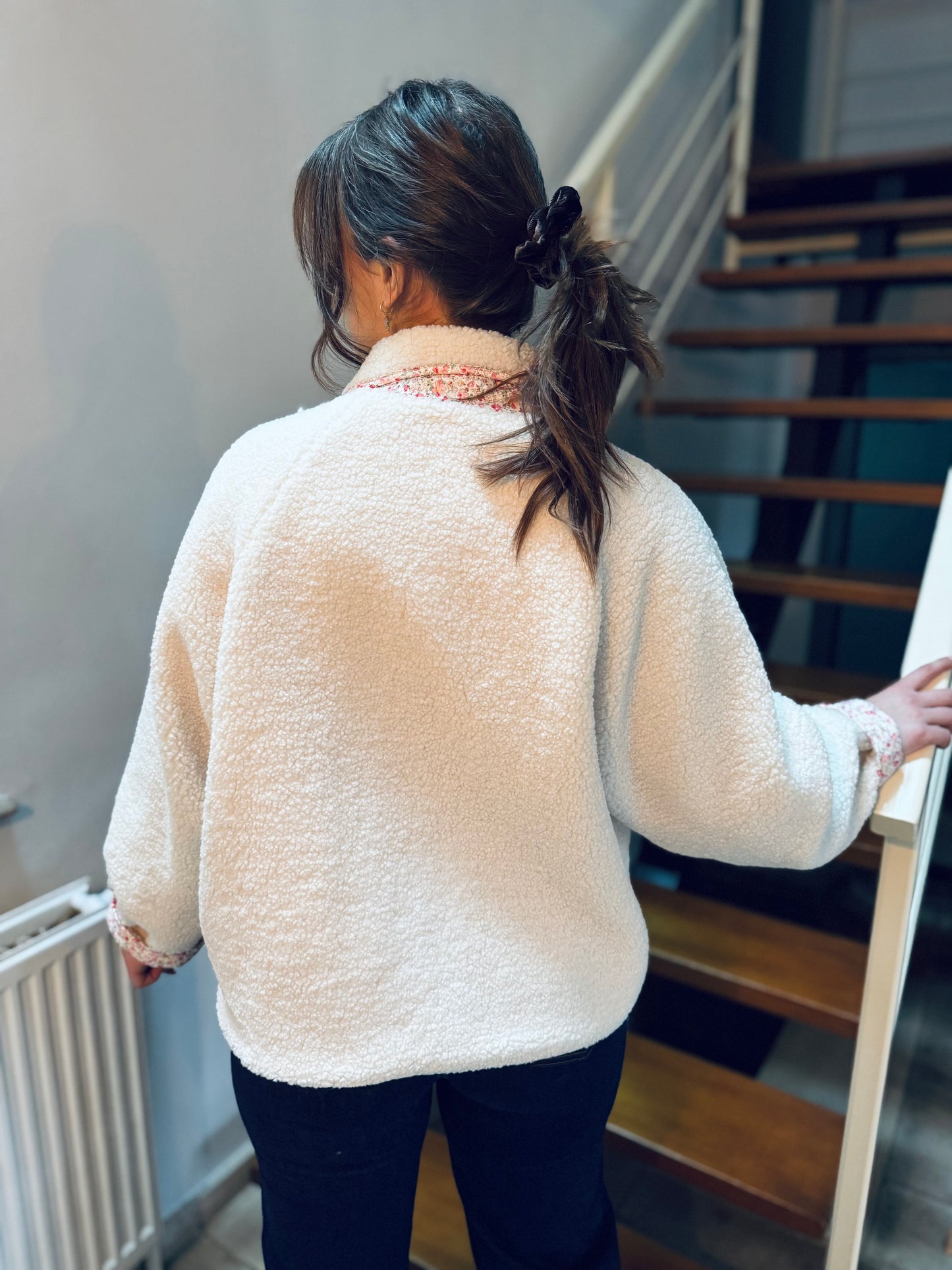 Elly écru - Veste réversible