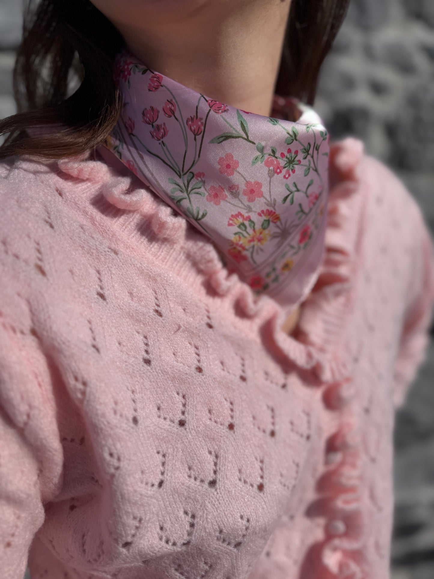 FOULARD NINON - ROSE