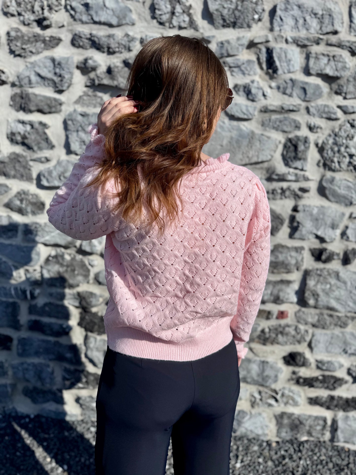 GILET AGATHE - ROSE