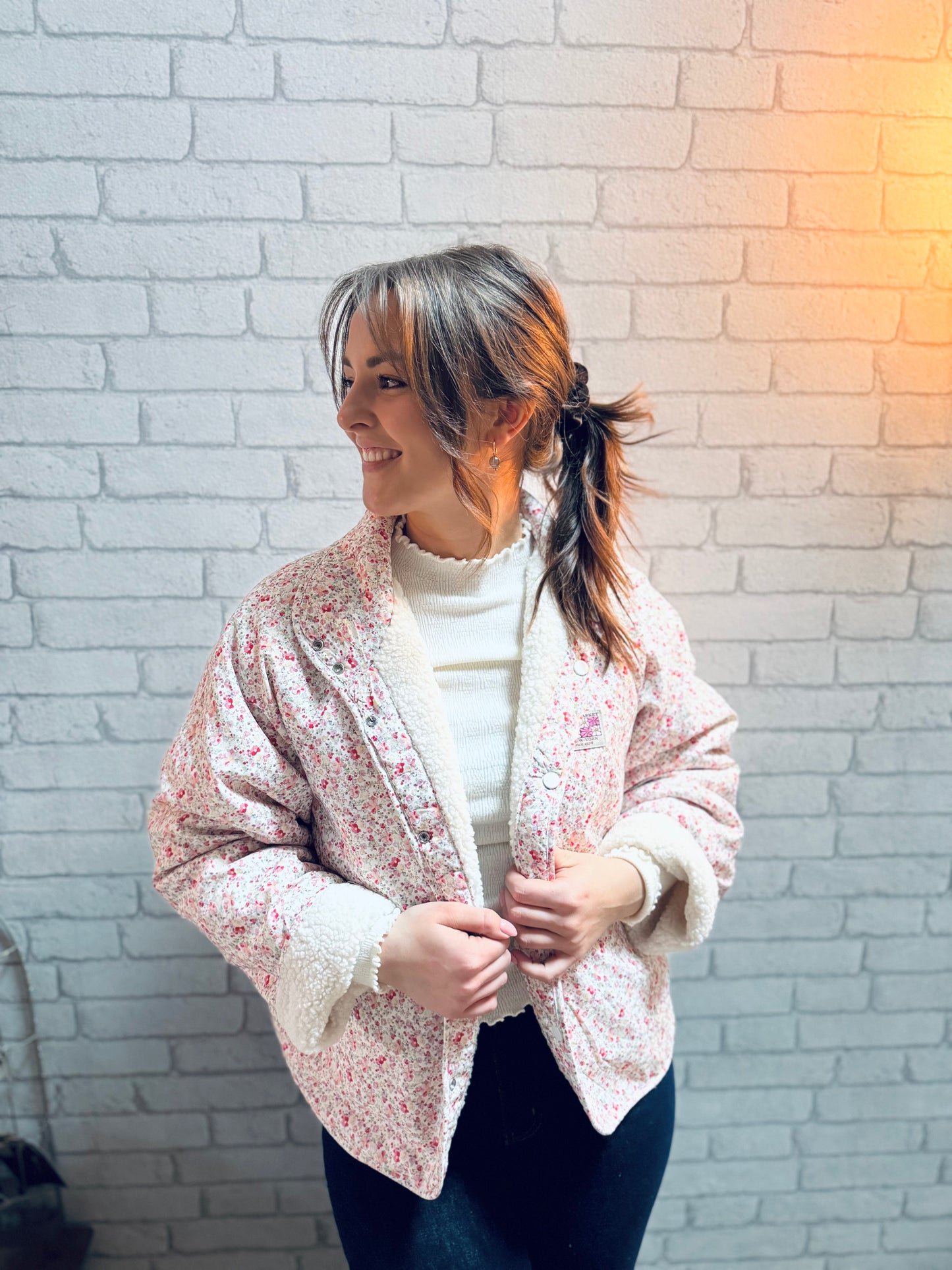 Elly écru - Veste réversible