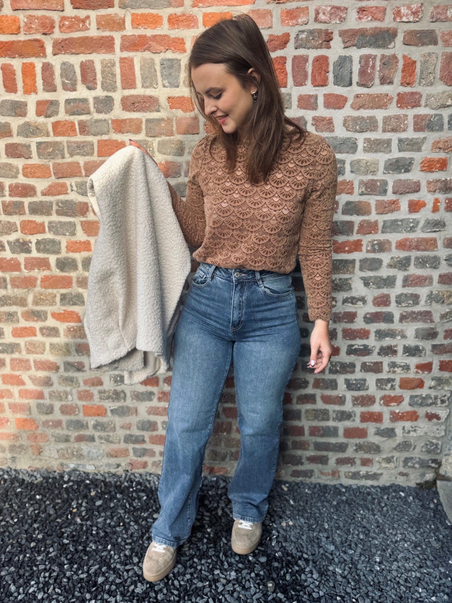 Blouse Yvanna marron