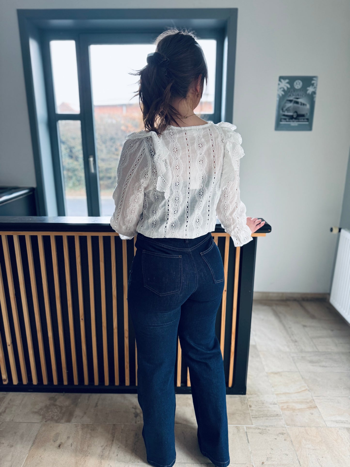 Stef bleu - Jeans wide leg