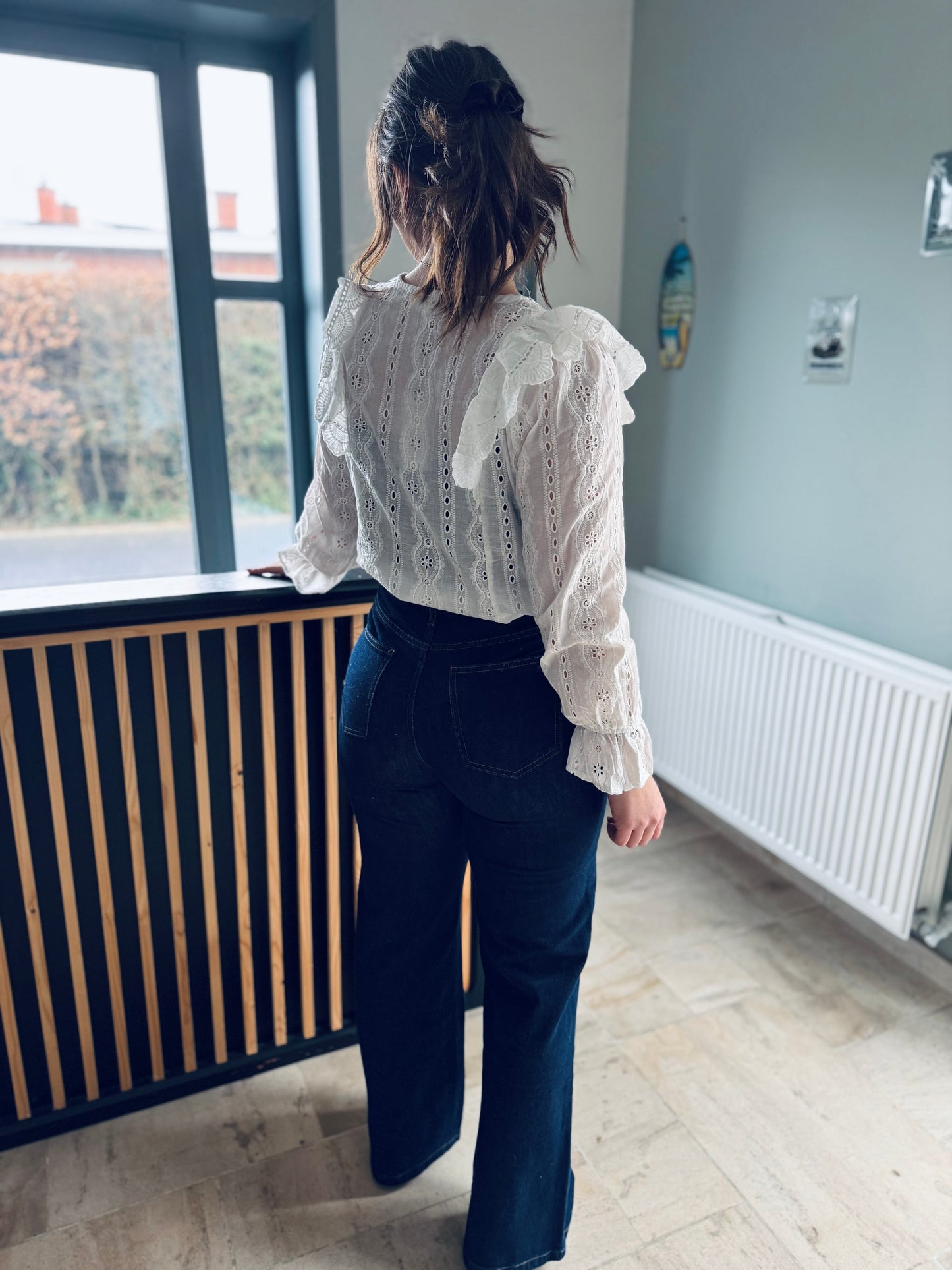 Stef bleu - Jeans wide leg