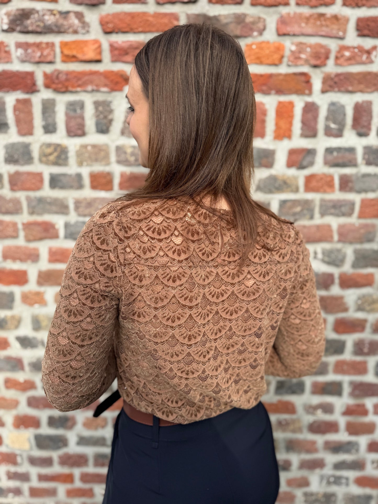 Blouse Yvanna marron