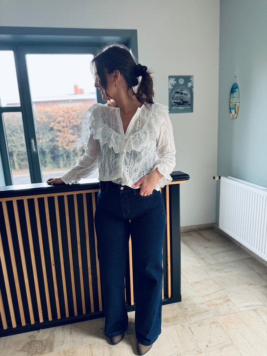 Stef bleu - Jeans wide leg