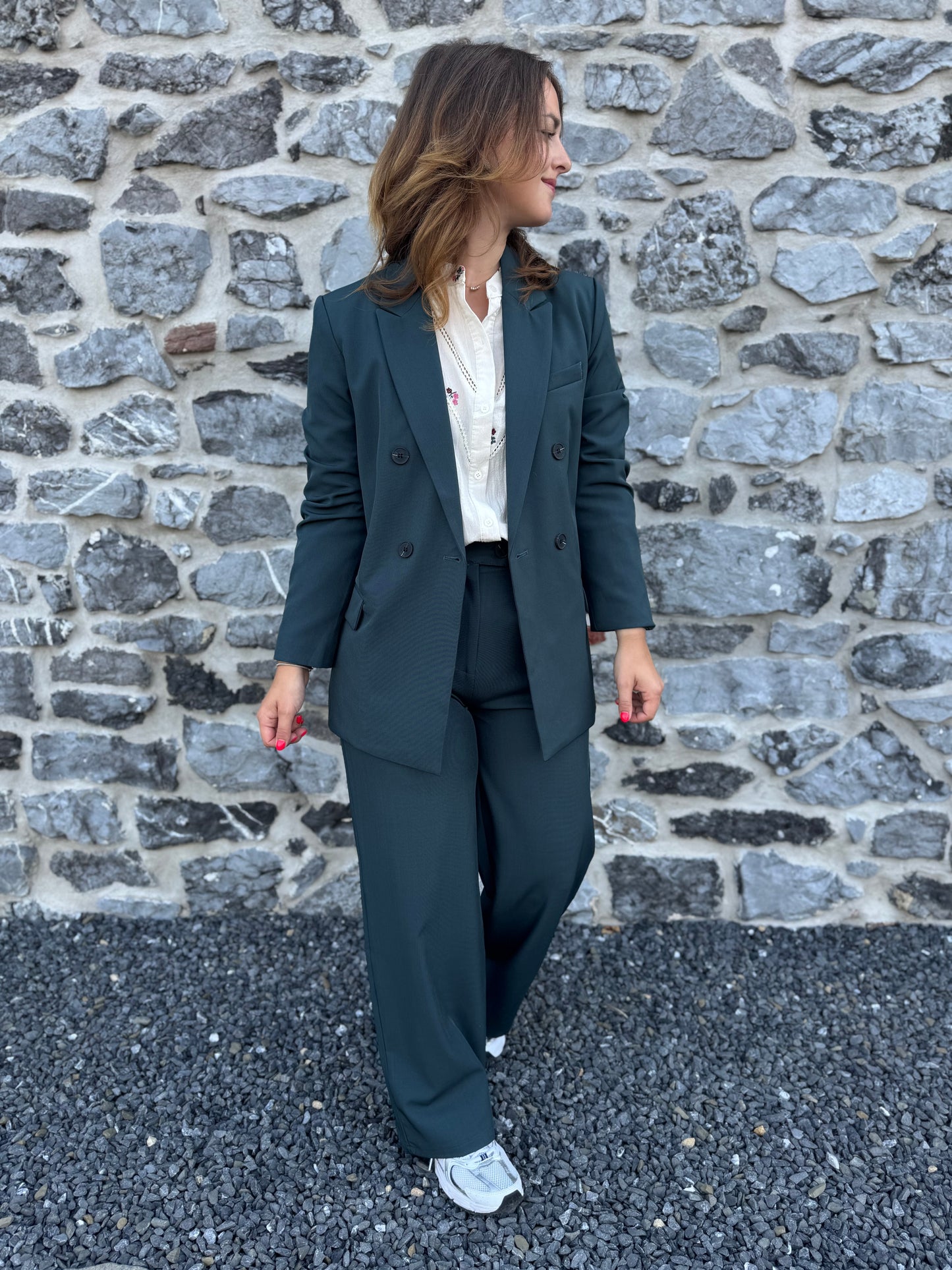 Blazer Aubane vert sapin
