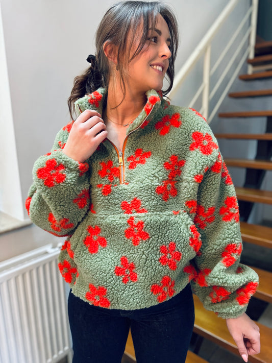 Solan vert - Sweat polaire