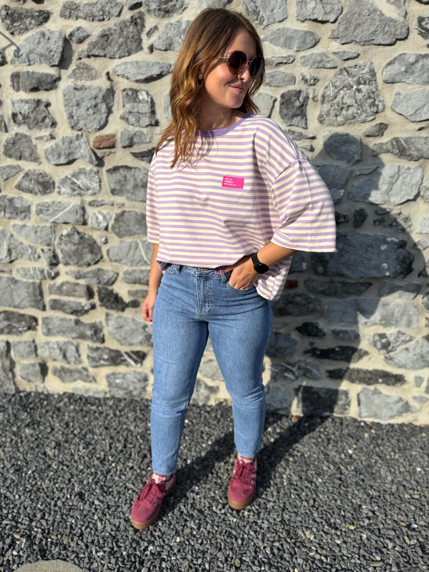 T-shirt Cléa lilas