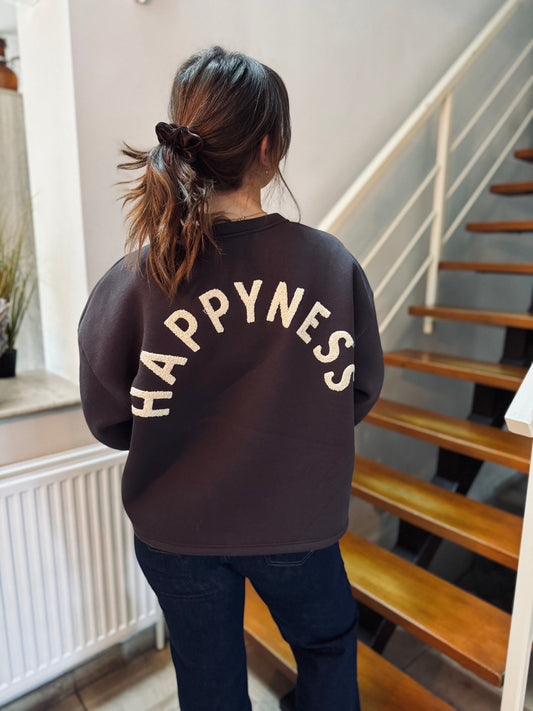 Happyness chocolat - Sweat oversize